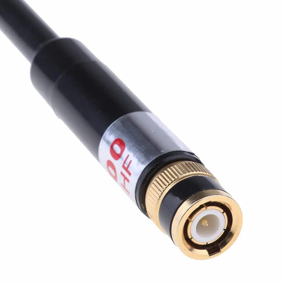 BNC Connettore Dual Band Antenna VHF/UHF 144/430MHz Telescopica Retractable 33,5" per Icom IC-V8 IC-V80 IC-V82 Kenwood TK300 TK310 TK320 Walkie Talkie Ham