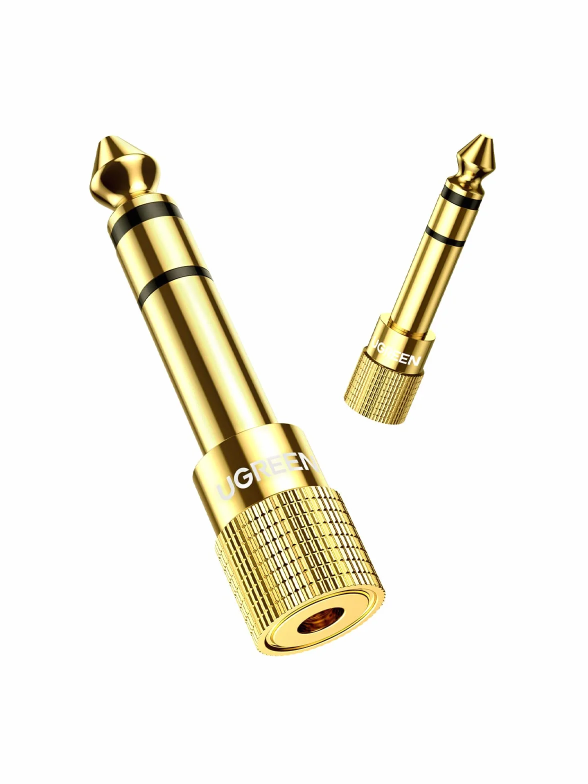 UGREEN Adattatore Audio Jack 3,5 Femmina a 6,3 Maschio Minijack HiFi 2 Pack