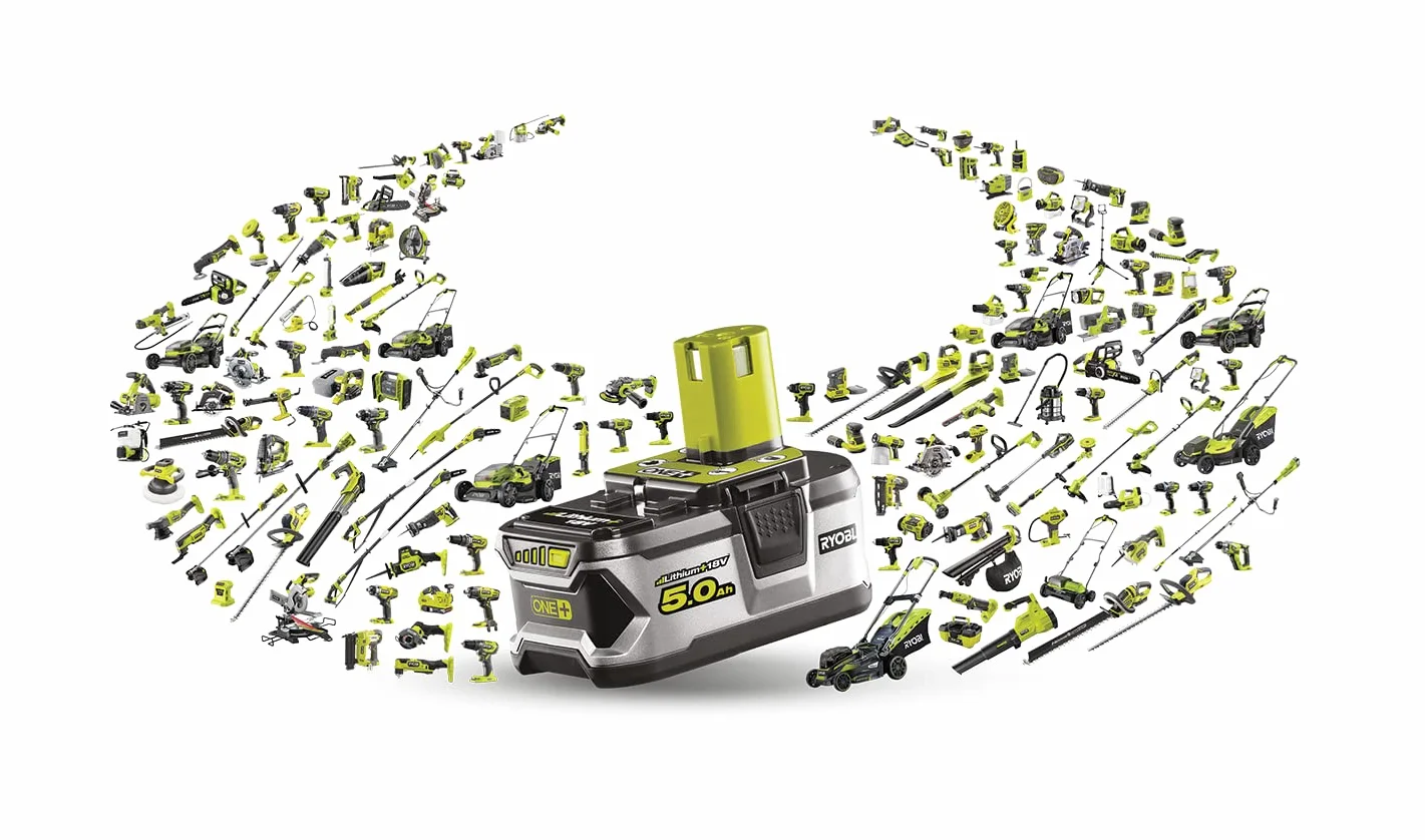 Ryobi Soffiatore a Batteria 18V ONE+ Compatto e Leggero, Velocità Aria 245 km/h, Design Ergonomico GripZone, Ideale per Foglie e Detriti su Vialetti e Giardini, Batteria Non Inclusa, OBL1820S