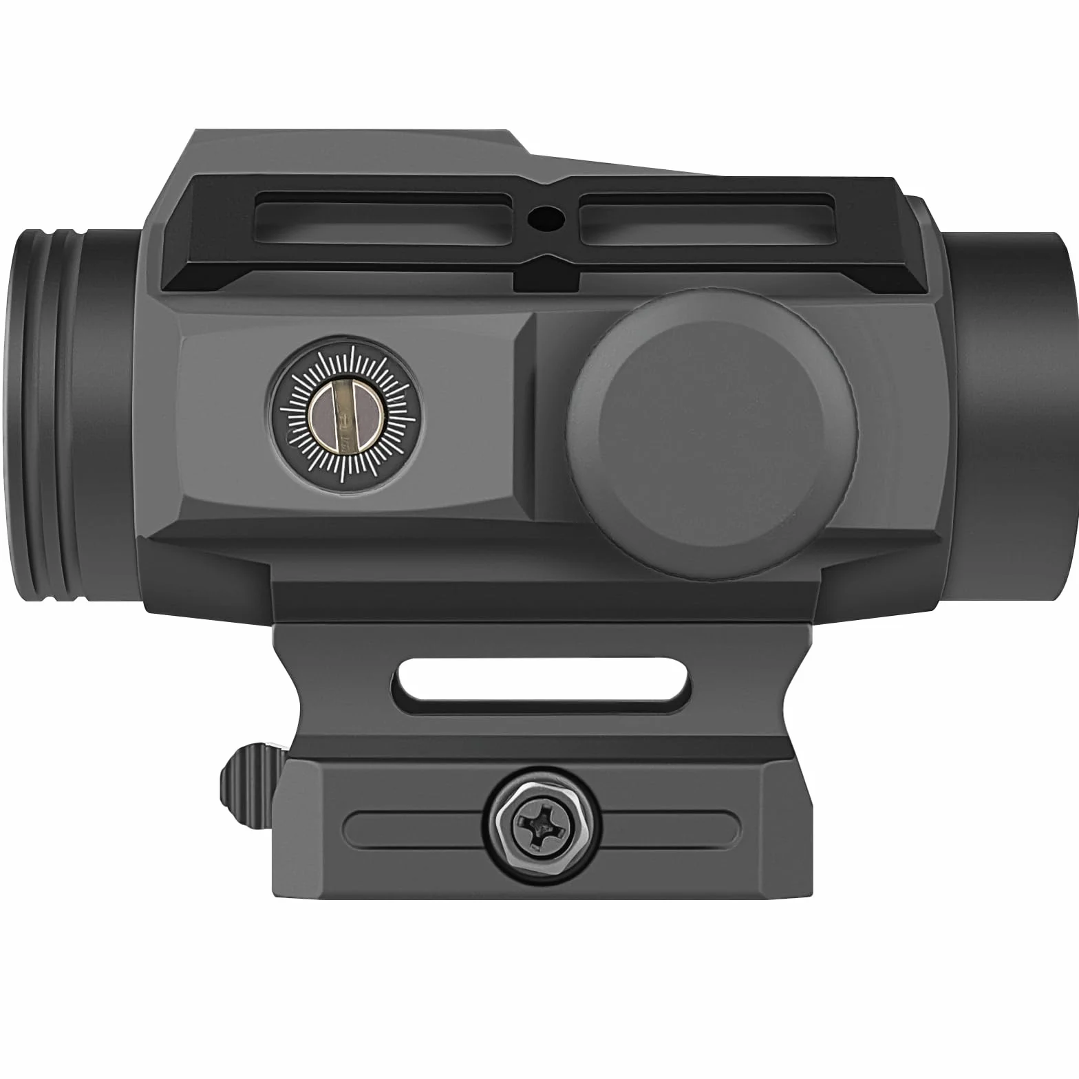 SPINA OPTICS Mirino solare Red Dot Sight 1x30mm 2 MOA con Reticolo Dot/Cross Circle e 7 livelli luminosità QD Mount