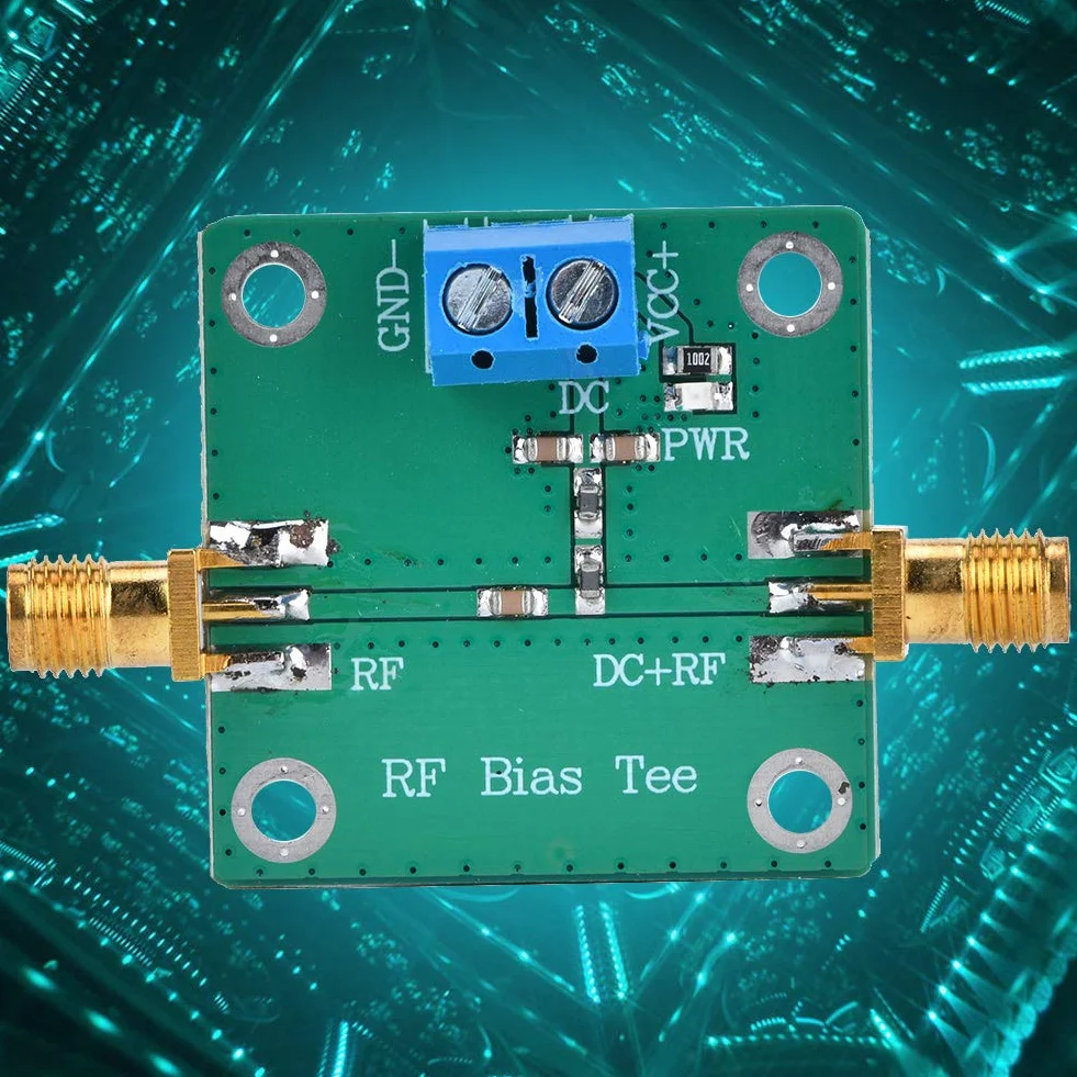 Aramox Bias Tee 10-6000MHz RF Microwave DC Power Supply per Amplificatore a Banda Larga
