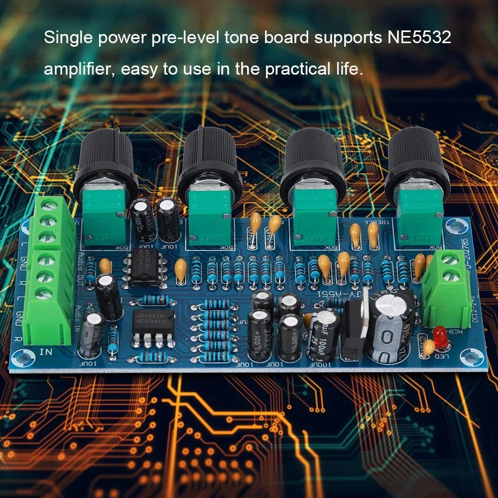 Amplificatore Audio NE5532 Preamplificatore per Impianti HiFi Professionali