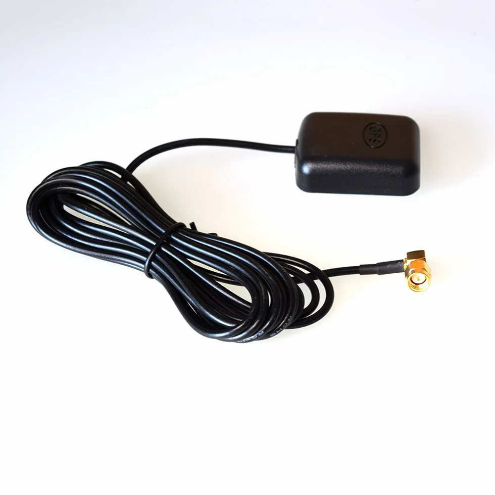 Cocar Antenna GPS Attiva SMA Cavo per Auto DVD Navigazione