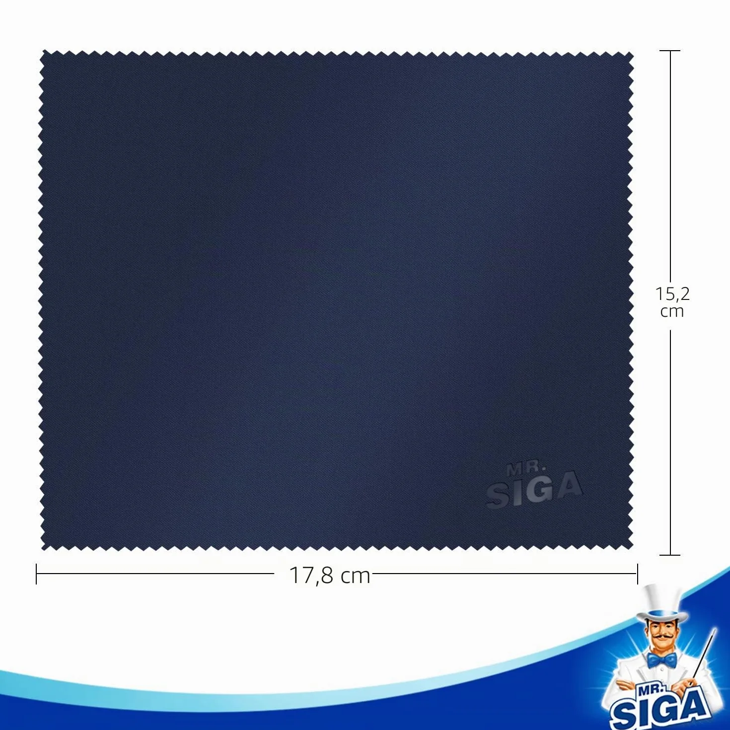 Panni in microfibra per pulizia lenti occhiali schermi 15x18 cm confezione da 6