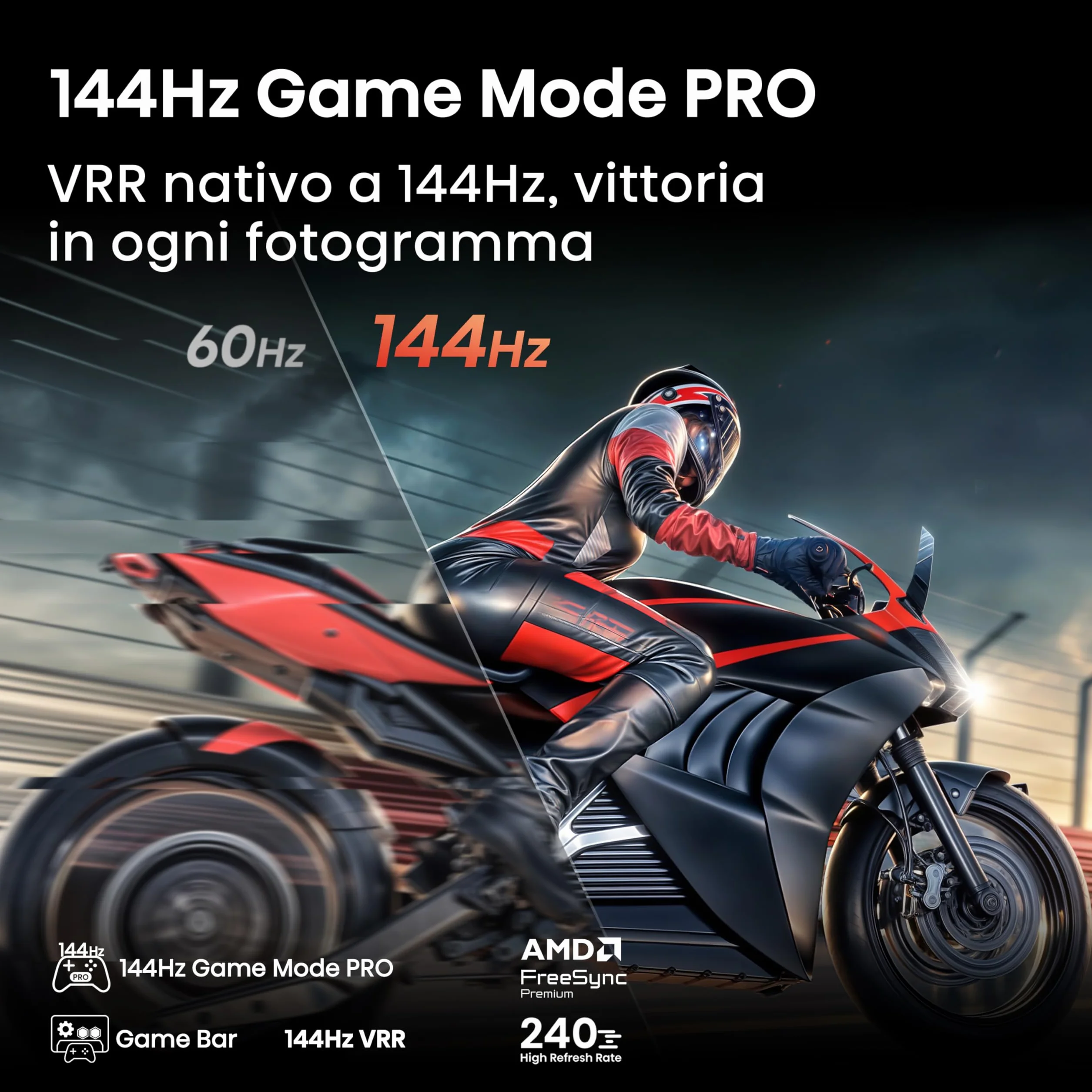 Hisense 50" Mini-LED 4K Smart TV 50U72Q 144Hz Dolby Vision IQ HDR10+ Game Mode PRO Dolby Atmos 2.1