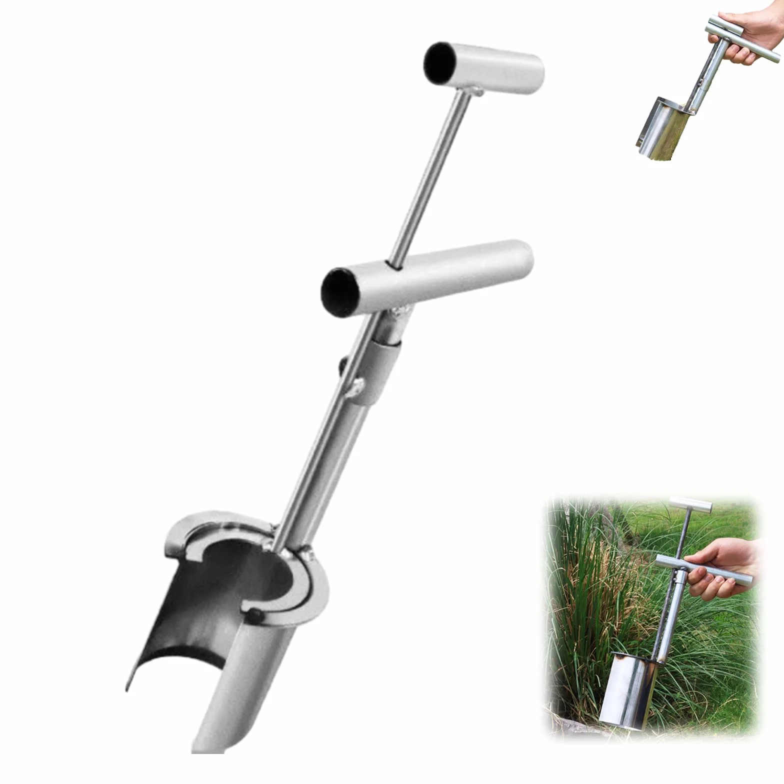 Trapiantatore da giardino,Trapiantatore per piantare il giardino,Trapiantatore di piantagione efficiente,Trapiantatore multifunzionale per piantine di piante e alberi da frutto,facile da trapiantare