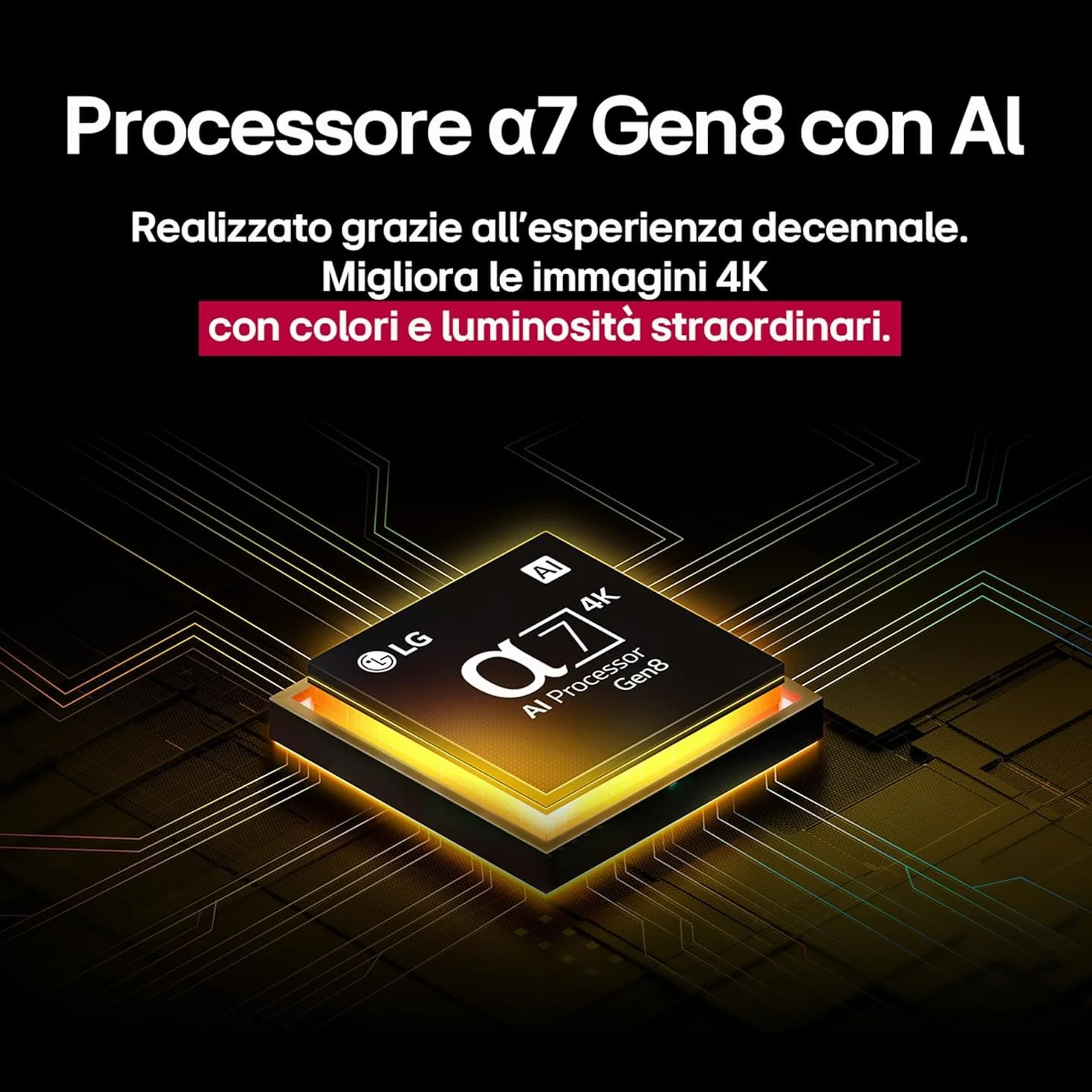 LG QNED84 TV 43 cali Smart TV 4K Processore α7 Gen8 Dynamic QNED Color webOS AI Gaming VRR 4K@60Hz