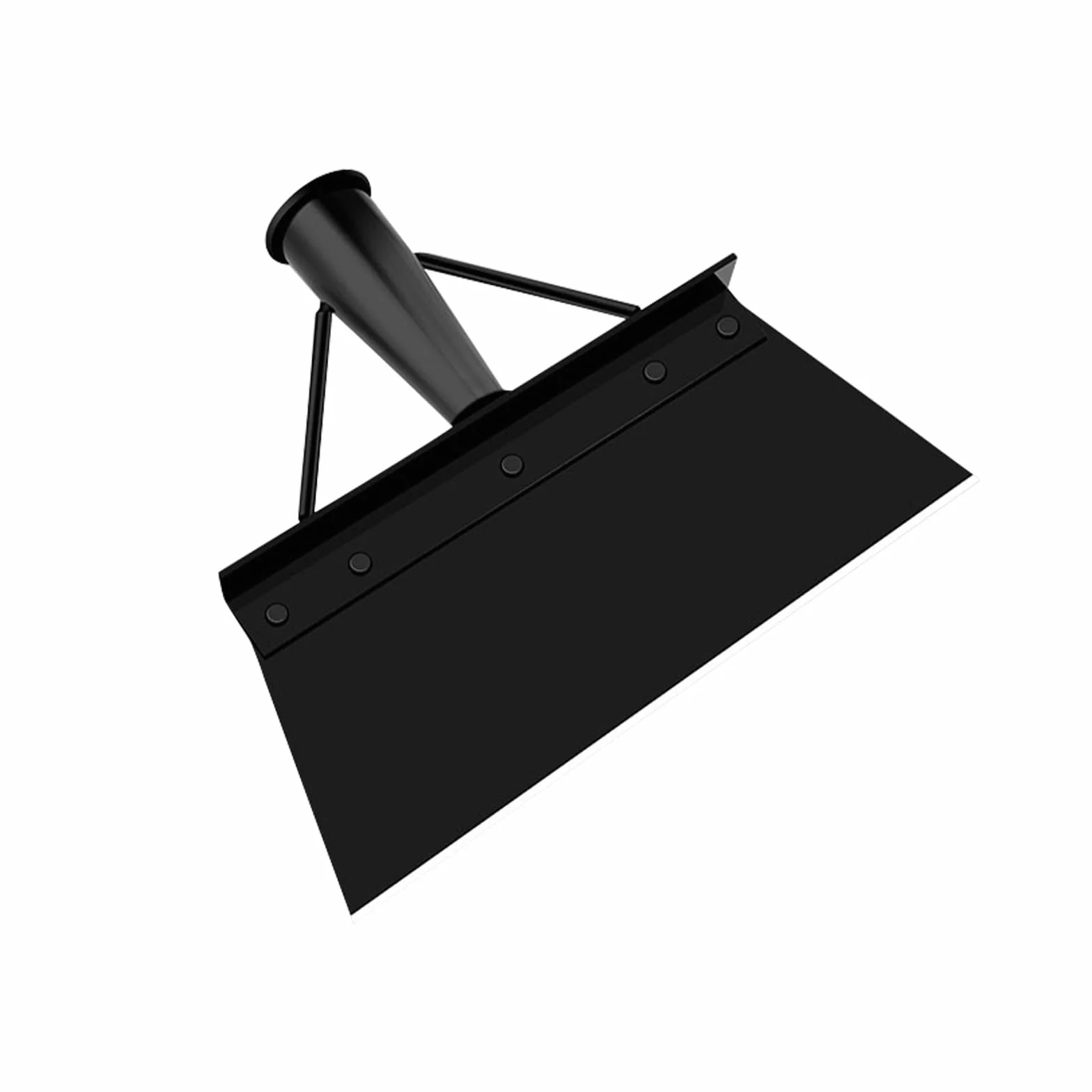 Pala da giardino multifunzionale, pala in acciaio inox per la pulizia di erbacce e muschio, pala per la pulizia del giardino, diserbo, piante, dispositivo agricolo diserbante (38 cm, nero)