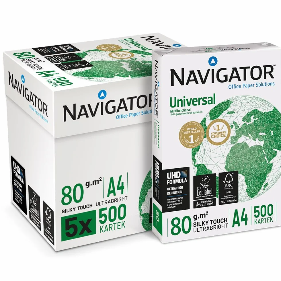Navigator Universal Carta Premium A4 80 gr 5 Risme 2500 Fogli