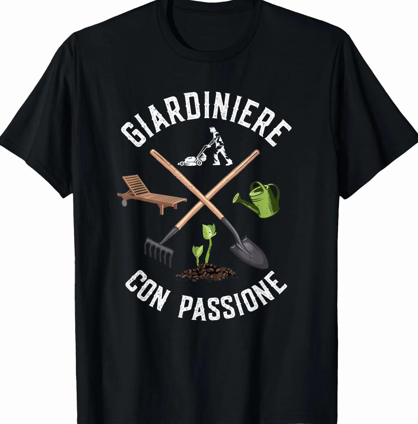 Giardino Giardinaggio Attrezzi Hobby Giardiniere Maglietta