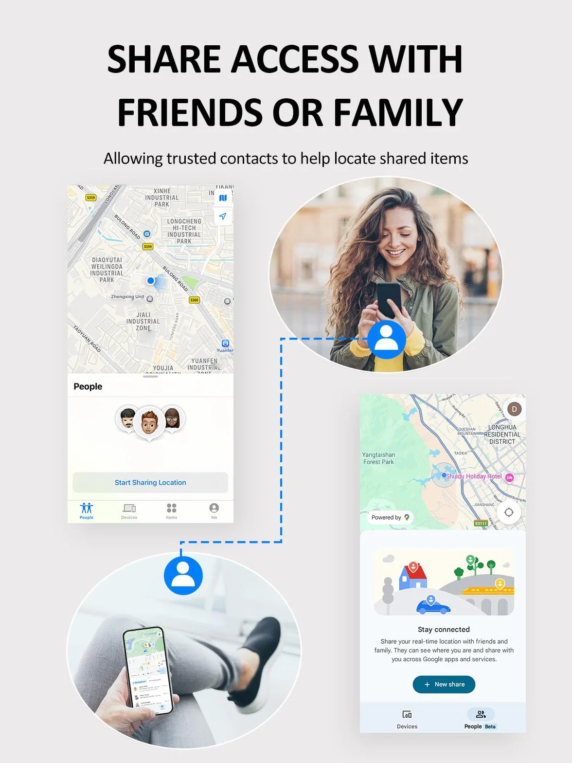 Tracker Ricaricabile per Apple e Android, Ultrasottile, Compatibile con Find My e Find Hub, 1 Pack