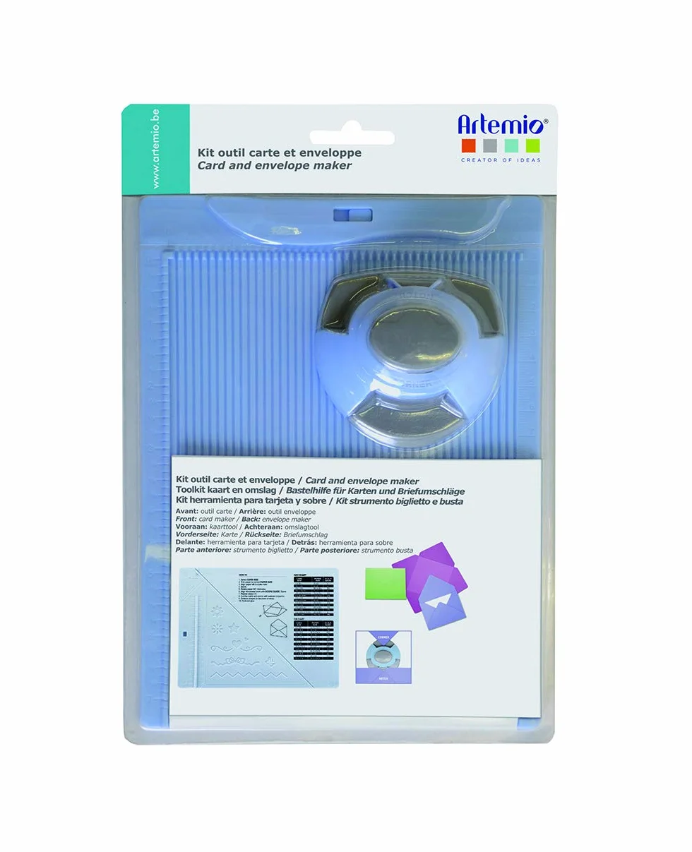 Artemio Kit di creazione Busta e Card con perforatrice 17,5 x 5 x 26 cm Plastica