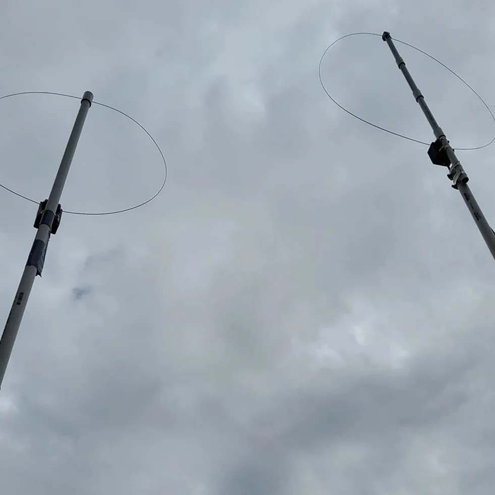 Antenna ad anello attiva K-180WLA 0,1-180 MHz 20 dB preamplificatore regolabile 2750 mAh cavo 10 m