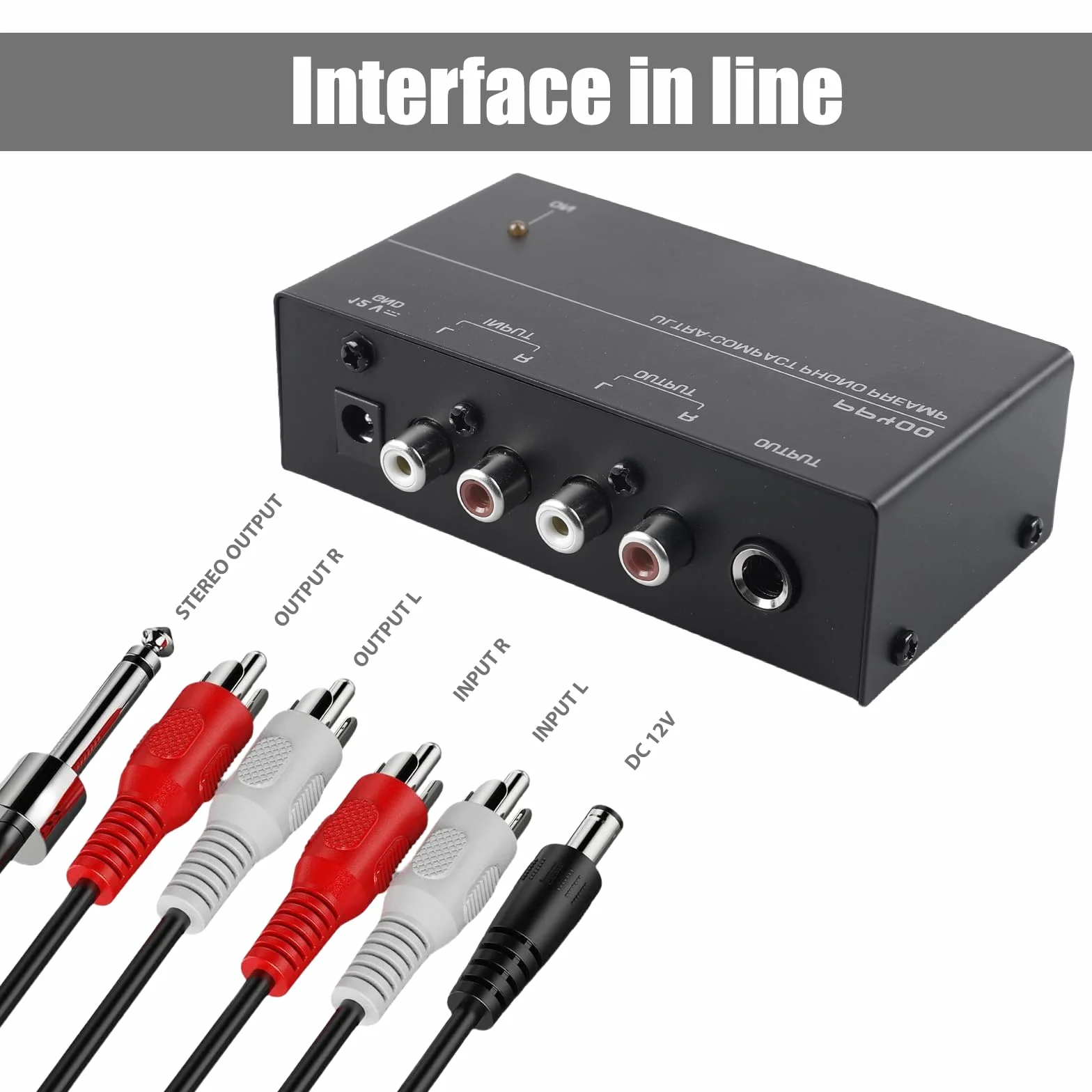 Preamplificatore Phono Stereo per Giradischi