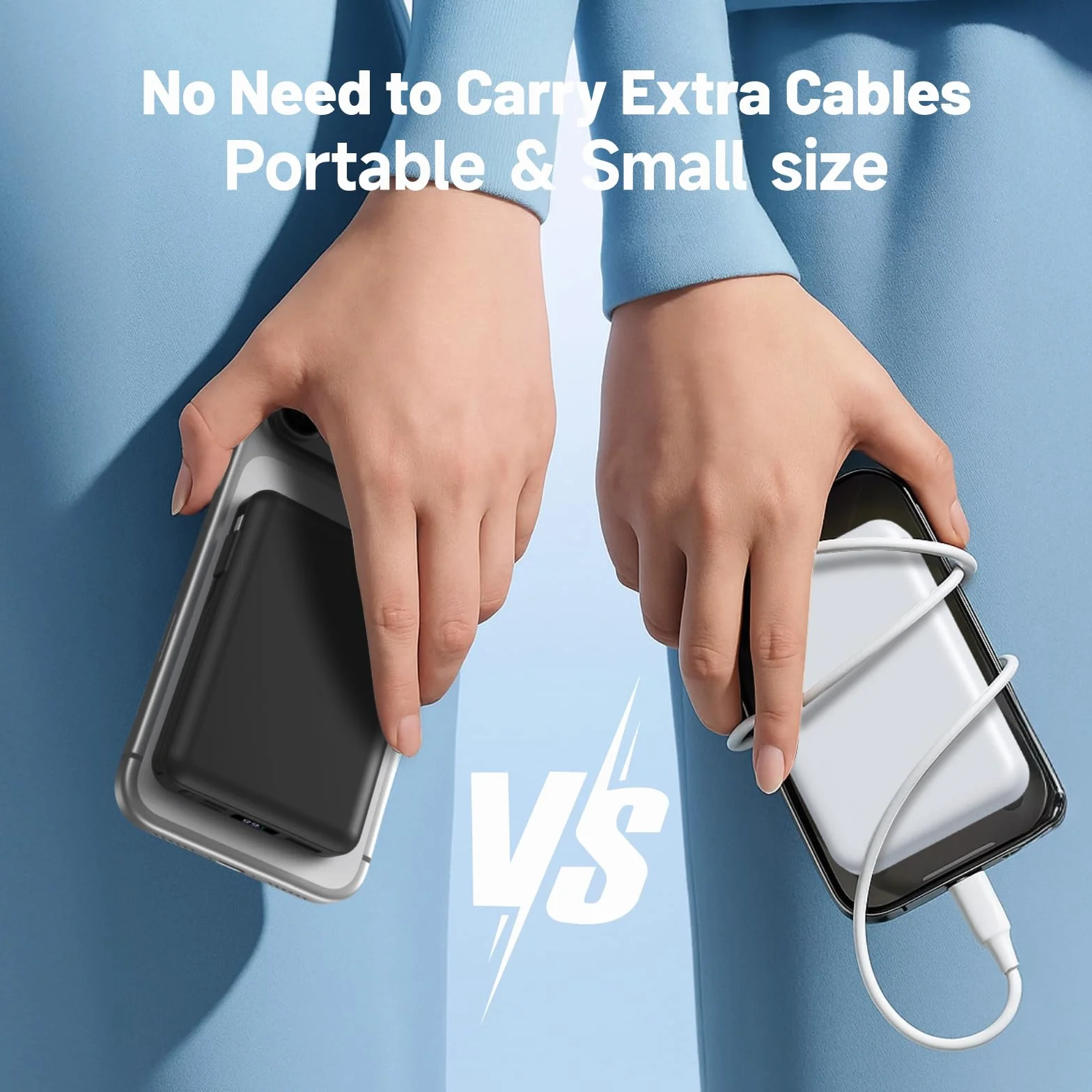 Powerbank Magsafe 10000mAh, Caricatore Portatile Magnetico Wireless 20W con Display LED per iPhone 17/16/15/14/13/12 Pro/Pro Max/Plus Nero