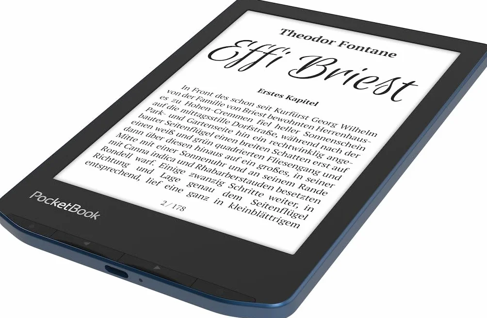 PocketBook Verse Pro E-Reader 6'' E-Ink Carta HD impermeabile 16 GB WiFi Bluetooth Azzurro