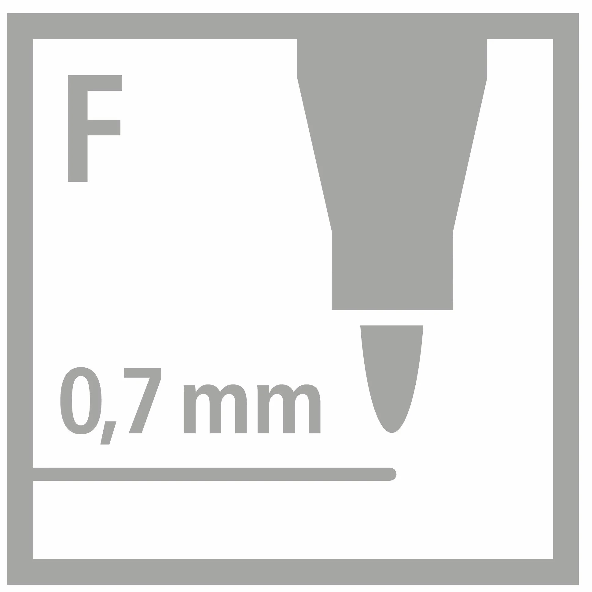 STABILO OHPen universal Permanente Marcatore Tratto Fine 0,7 mm Confezione da 10 Nero