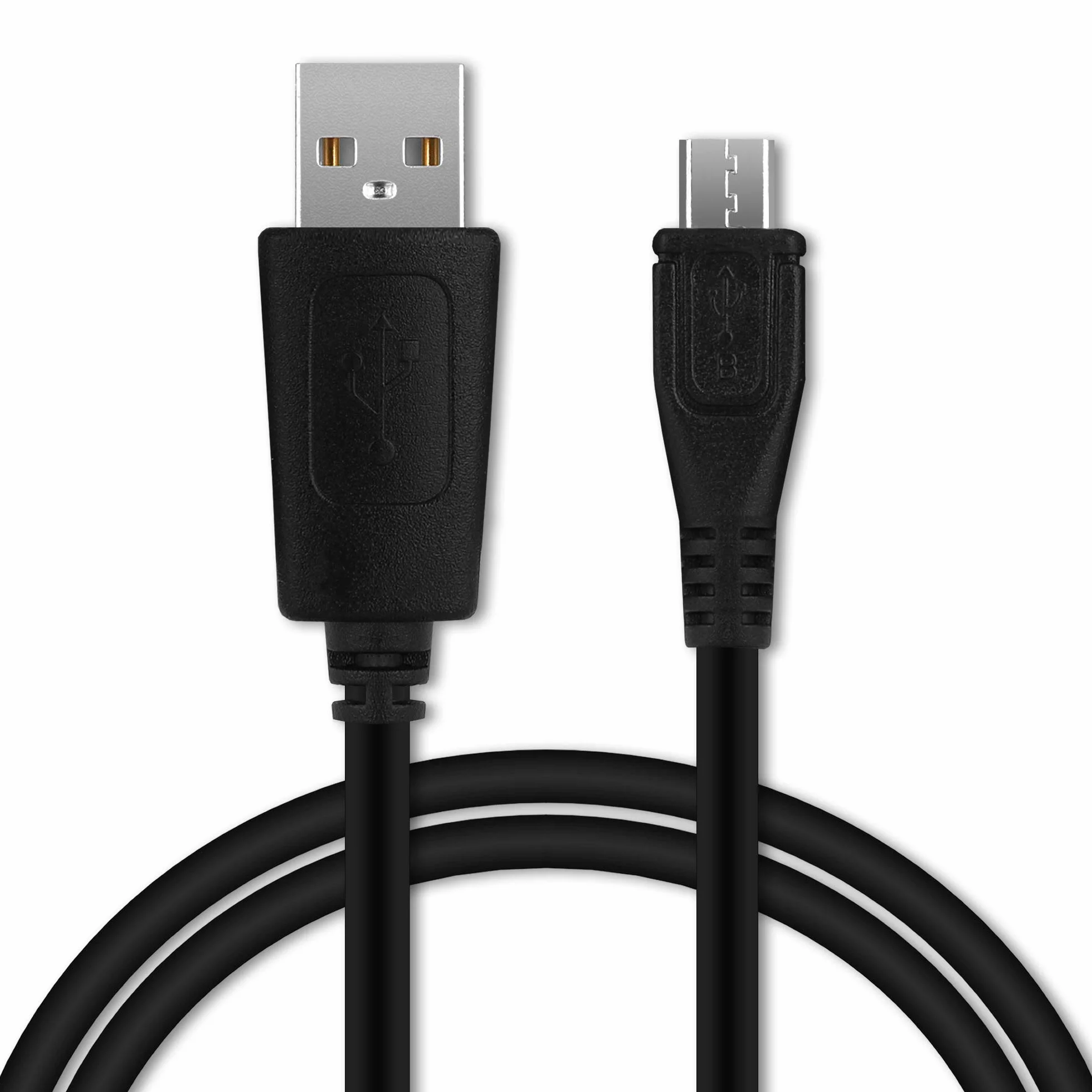 CELLONIC Cavo USB 2.0 compatibile con Garmin Edge 520 Plus, 820, 1000, 1030, Dashcam 55, Zumo 595, Approach, Dezl 760 ricarica 1A per navigatore GPS 1m PVC nero