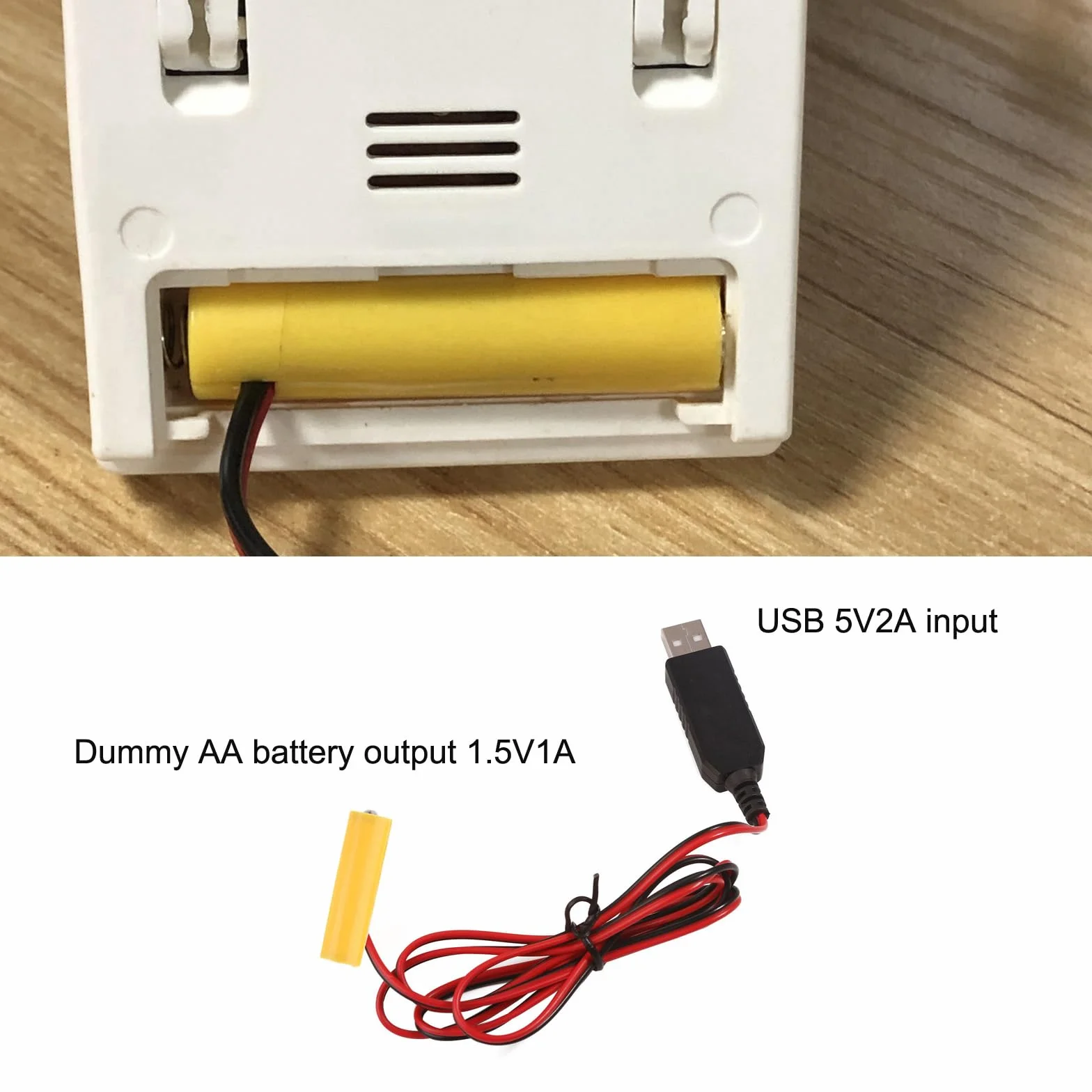LR6 AA Eliminatori di Batterie 1.5V Sostituire per LED Luce Elettronica Giocattolo USB 5V