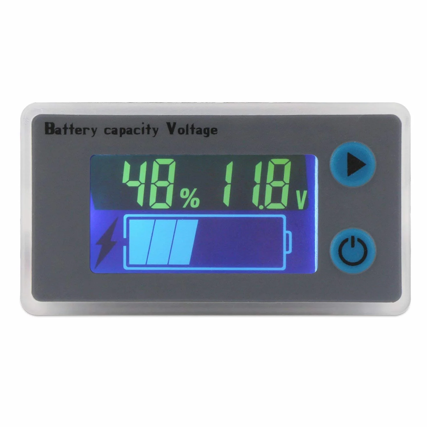 DollaTek Misuratore di capacità della batteria 10-100V LCD Indicatore percentuale