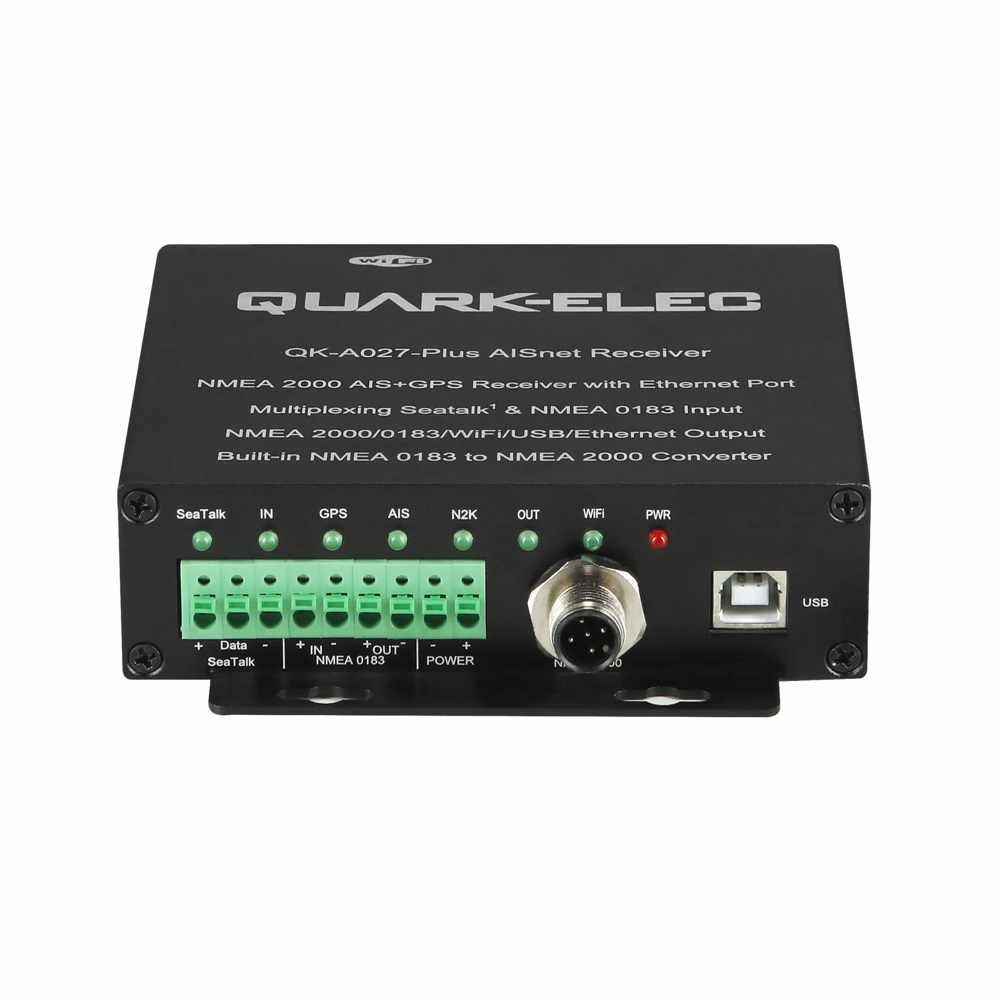 QK-A027-plus NMEA 2000 AIS GPS receiver multiplexer NMEA Ethernet N2K WiFi USB
