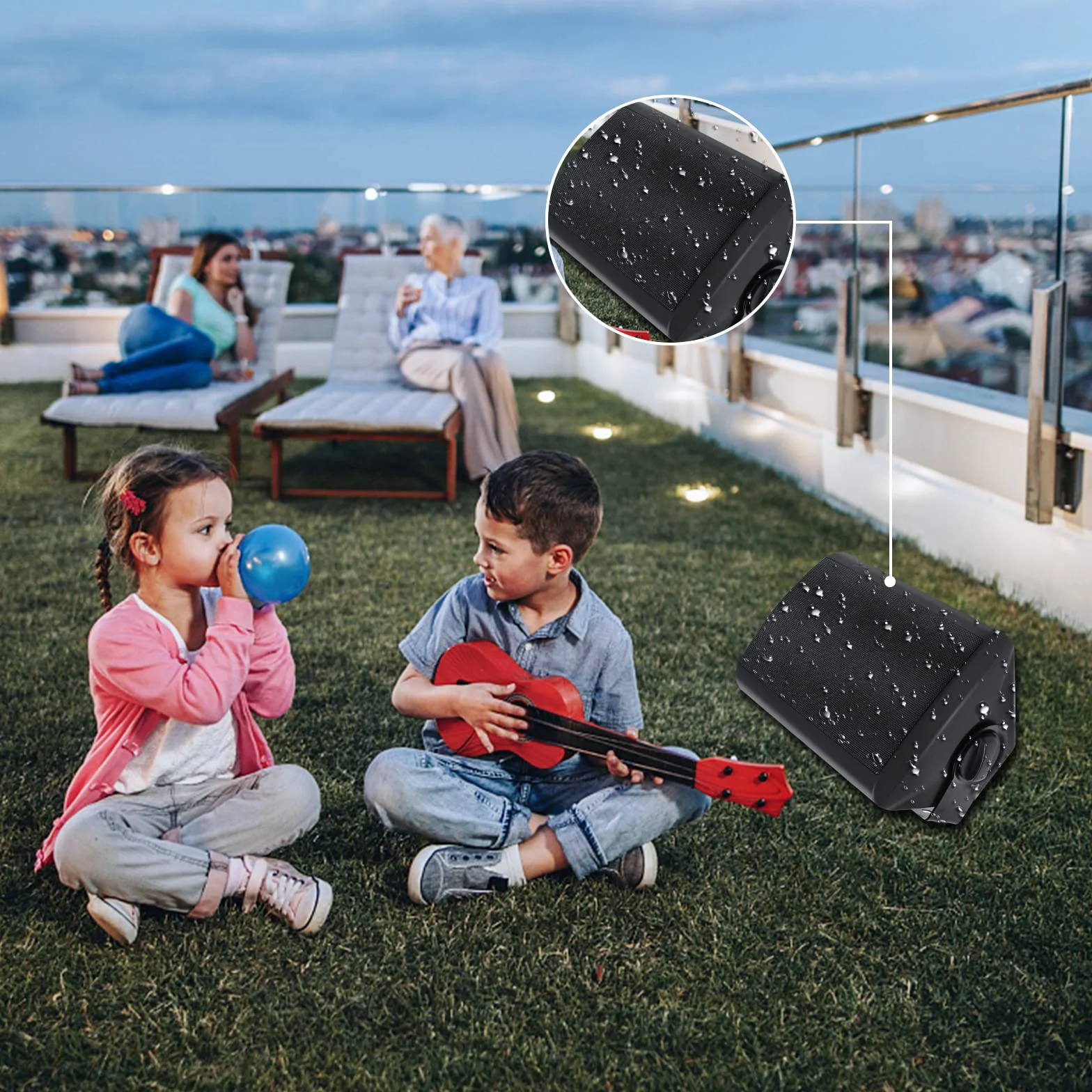 STUDIOFINIX Altoparlanti 5,25 pollici 600 watt Bluetooth per interni ed esterni