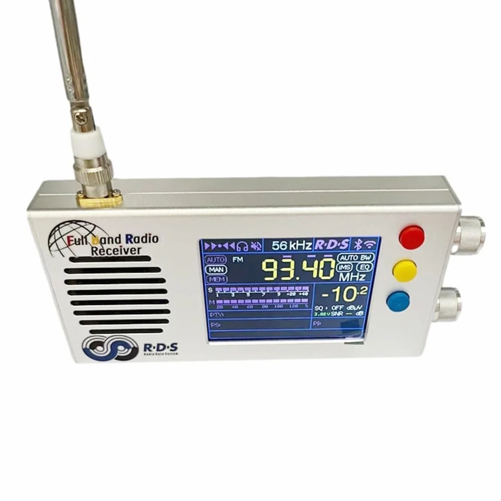 TEF6686 Ricevitore Radio FM/MW/SW HF/LW Full Bands Antenna Costruito In Indicatore di Ricarica
