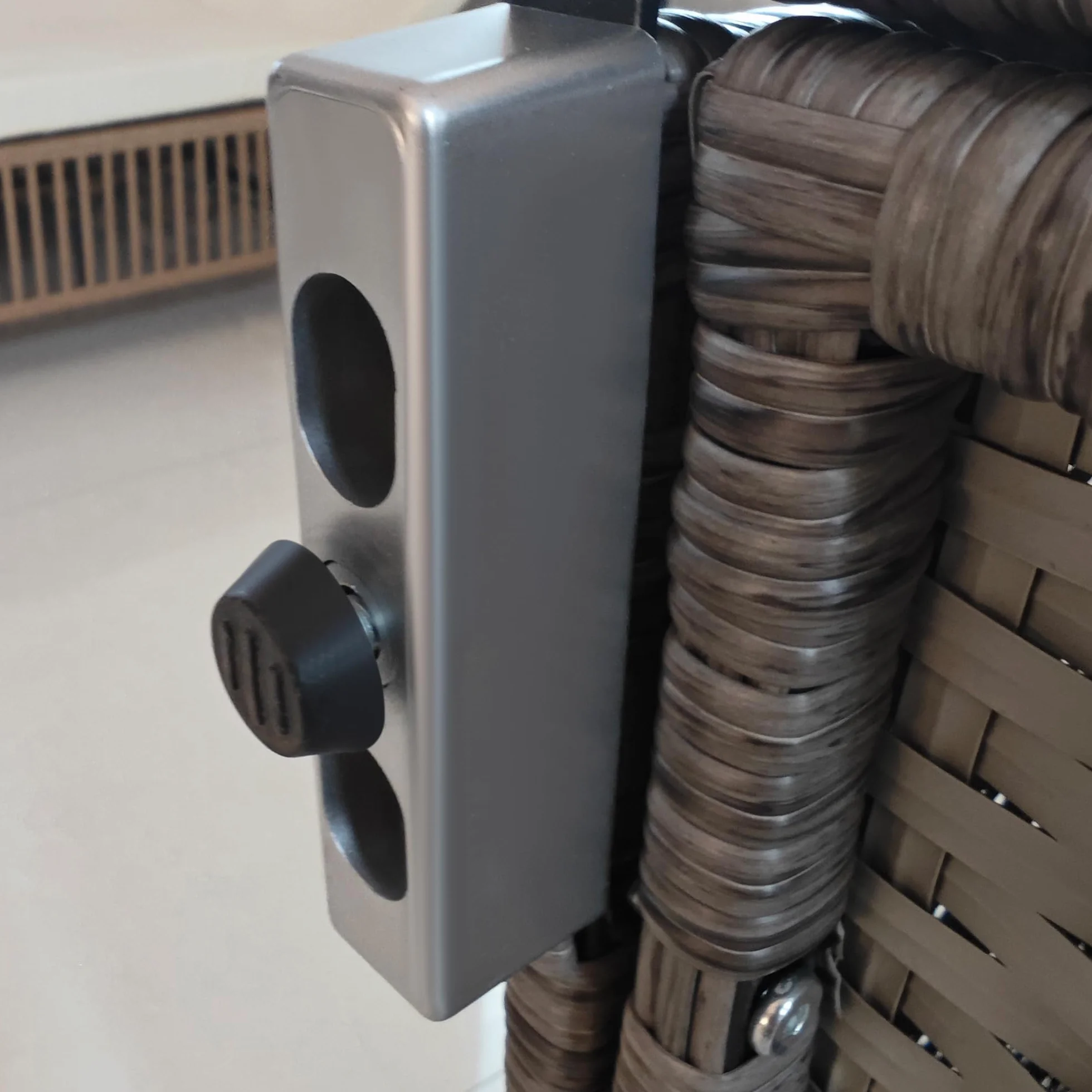 Outsunny Armadio da Esterno in Rattan PE 60x63x120cm Grigio