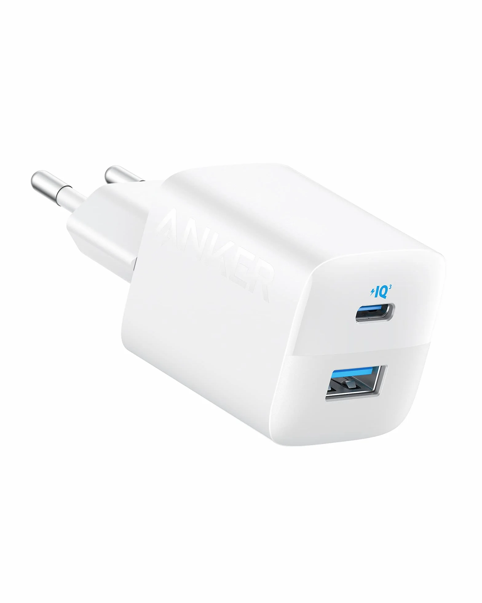 Anker Caricatore iPhone USB C 323 33 W Compatto 2 Porte Bianco