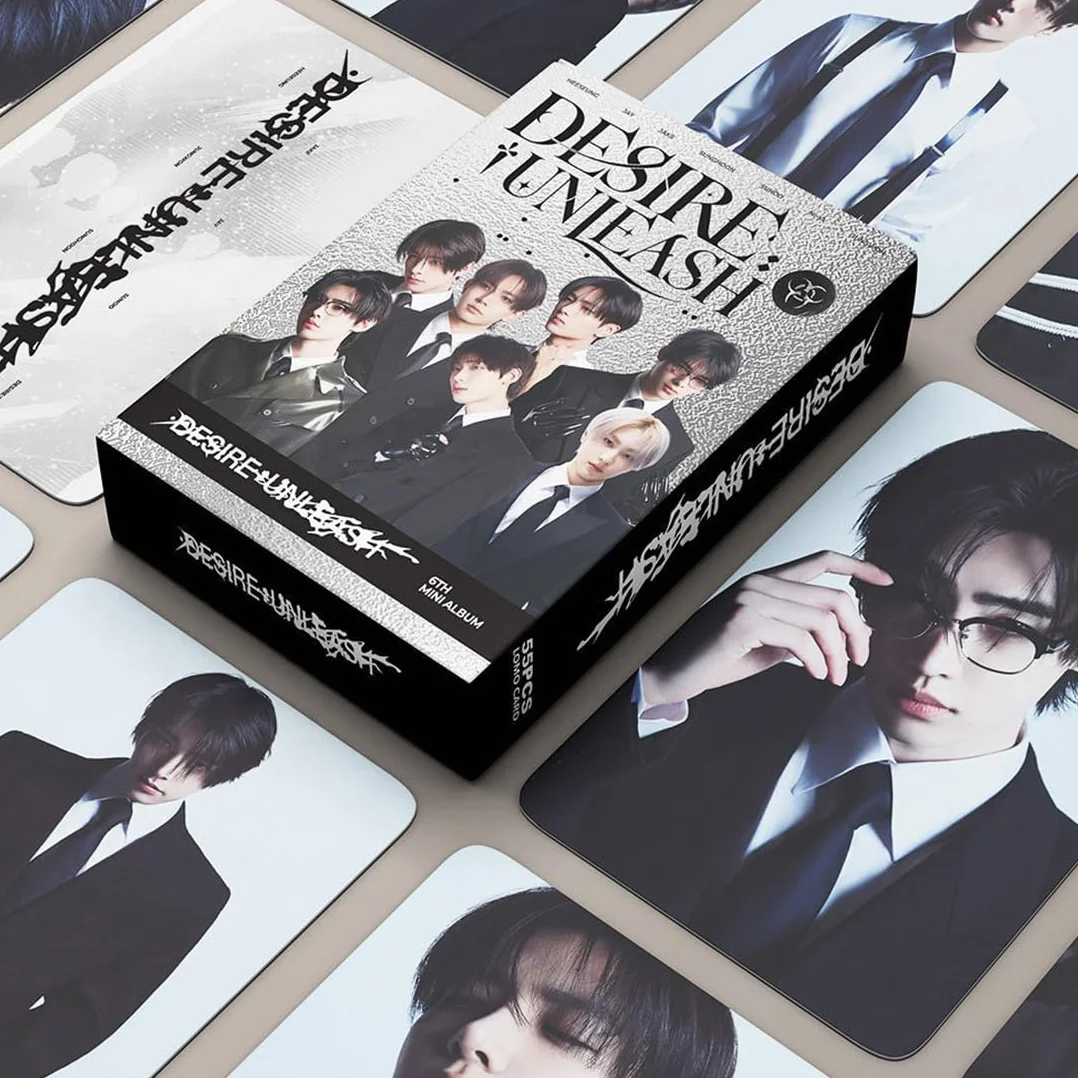 Enhypen Photocards, 55 pezzi Lomo Carte, Album Merch per Fan (B)