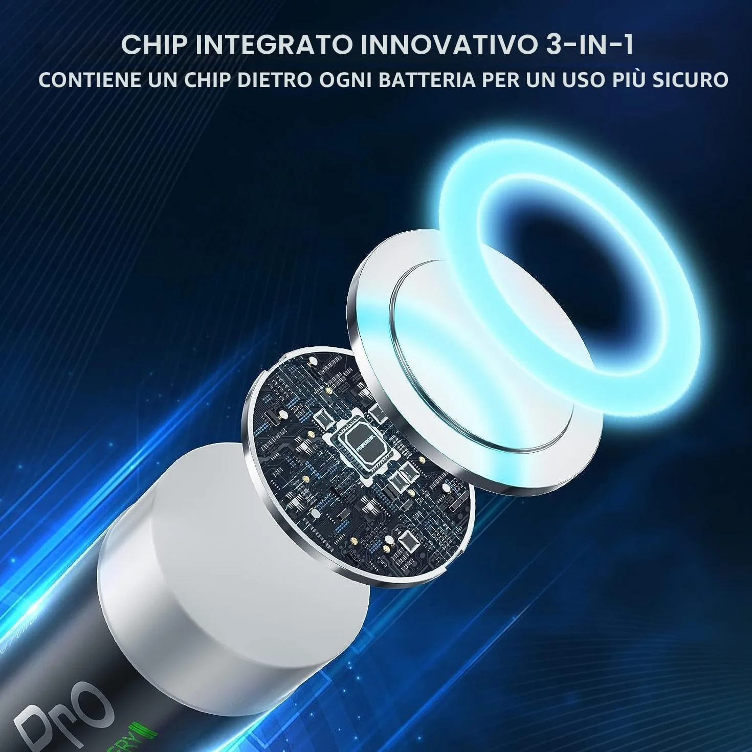 POWEROWL Batterie al litio ricaricabili AA 3000 mWh 1,5 V 8 confezioni con caricabatterie per fotocamera VR/AR Headset Xbox Controller