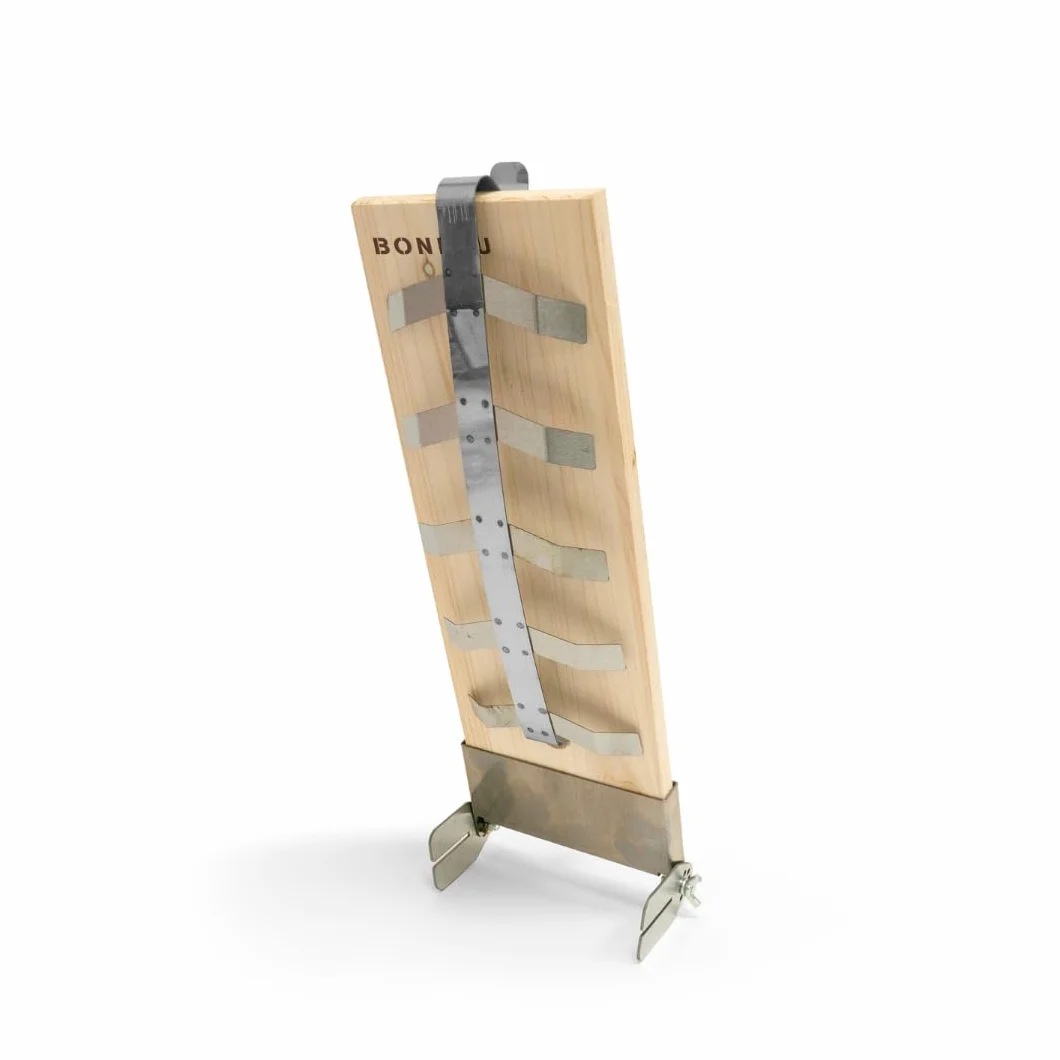 BonFeu Giardino Camino Broiling Board con Supporto Pesce Affumicatore