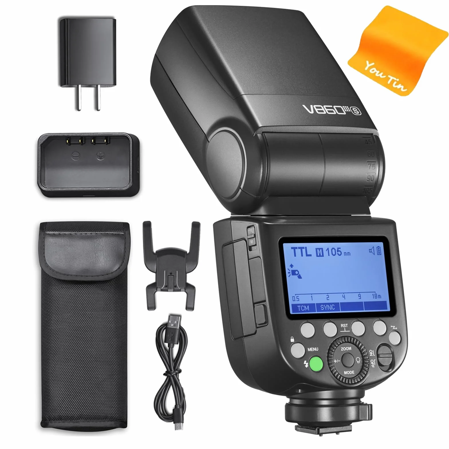 Godox V860III-S TTL GN60 1/8000 Speedlight Batteria agli ioni di litio 2600mAh Flash Sony