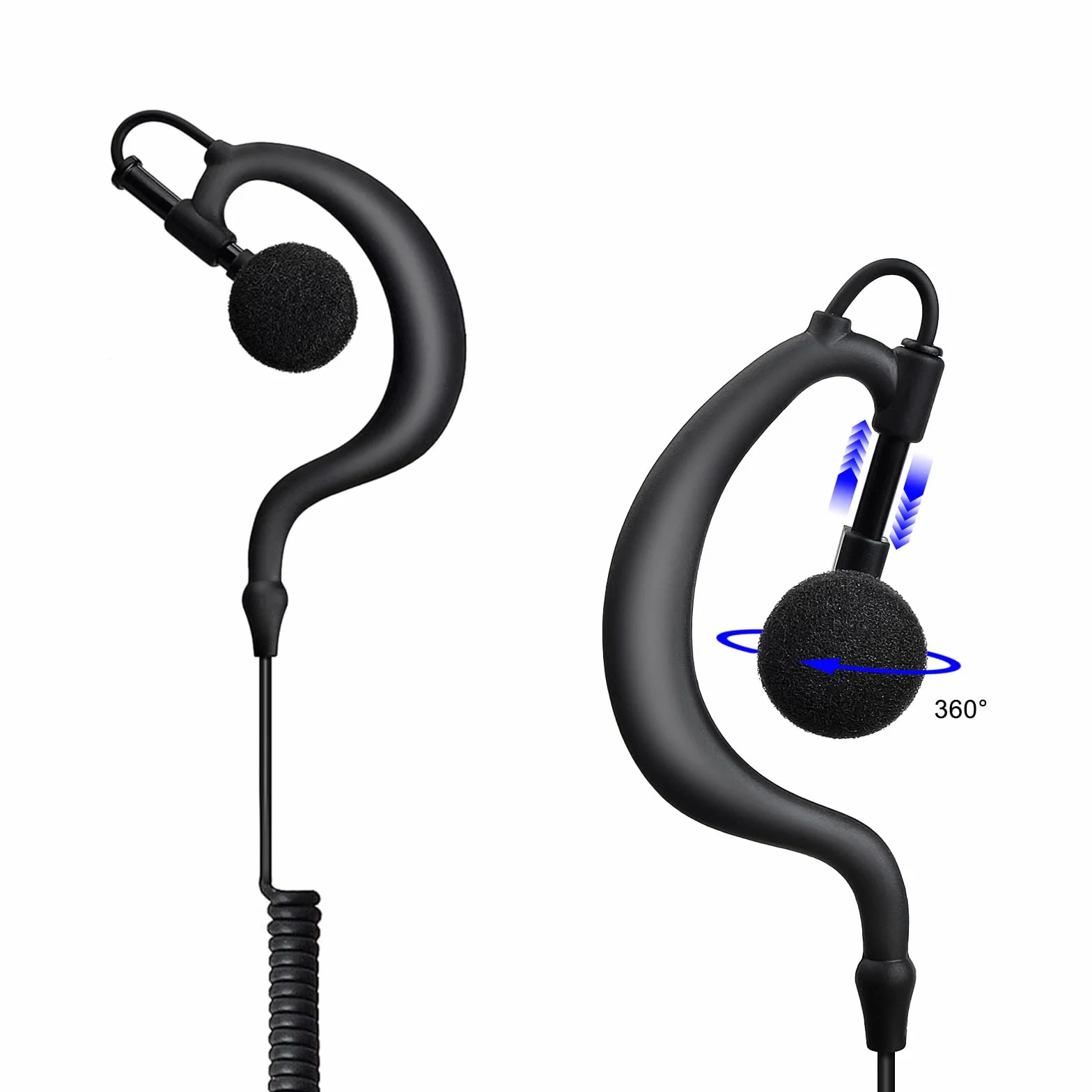 Sepura Auricolare Compatibile per radio STP8000 STP9000 SC20 SC21 forma G