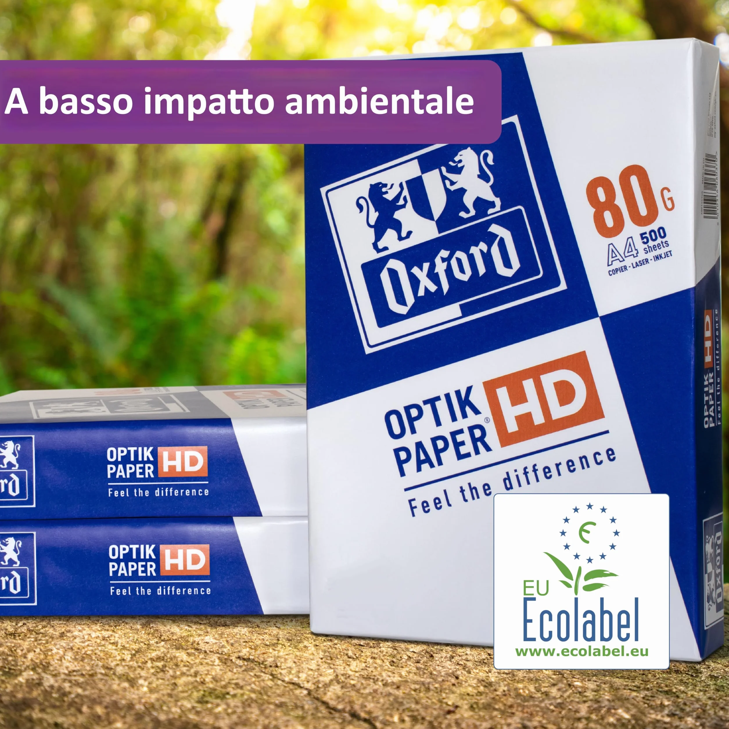 Oxford Carta A4 80gsm Multiuso 500 fogli Bianca