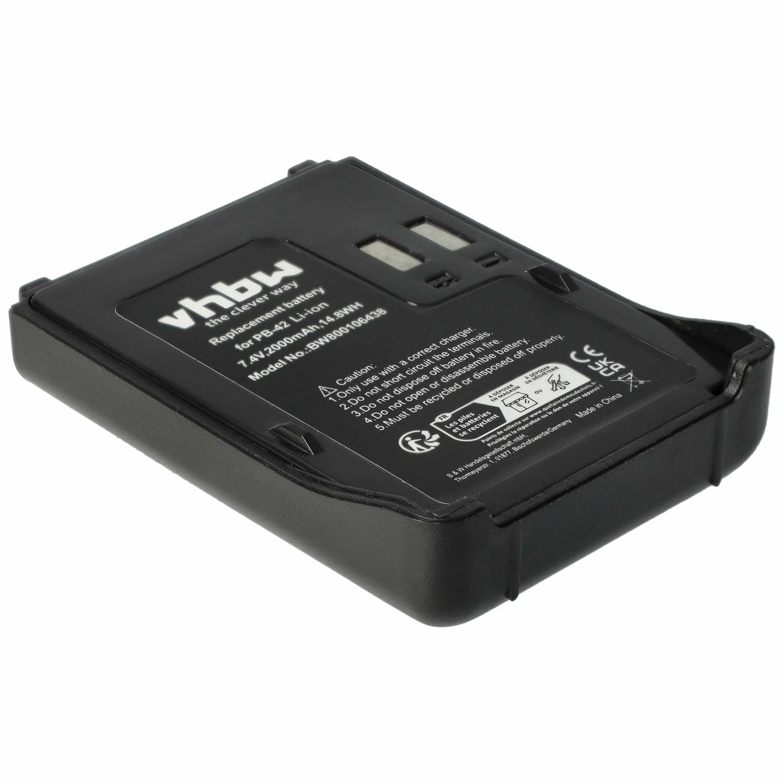 Kenwood TH-F6 TH-F6A TH-F7 Li-Ion batteria 2000mAh 7,4V radio