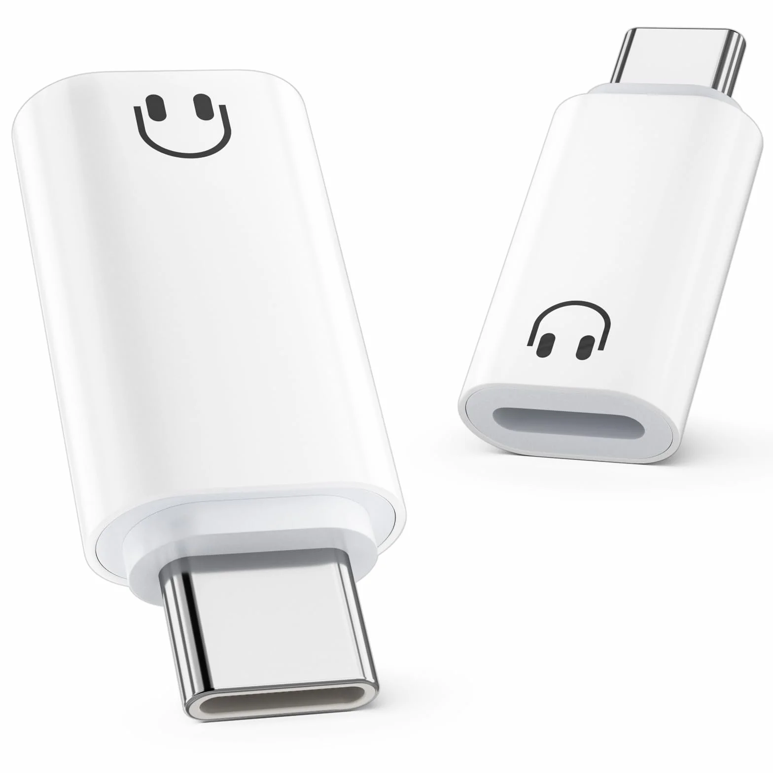 Adattatore audio USB C a Lightning per iPhone 17/16/15 Pad Air/Mini 6 Samsung, Hi-Fi, bianco