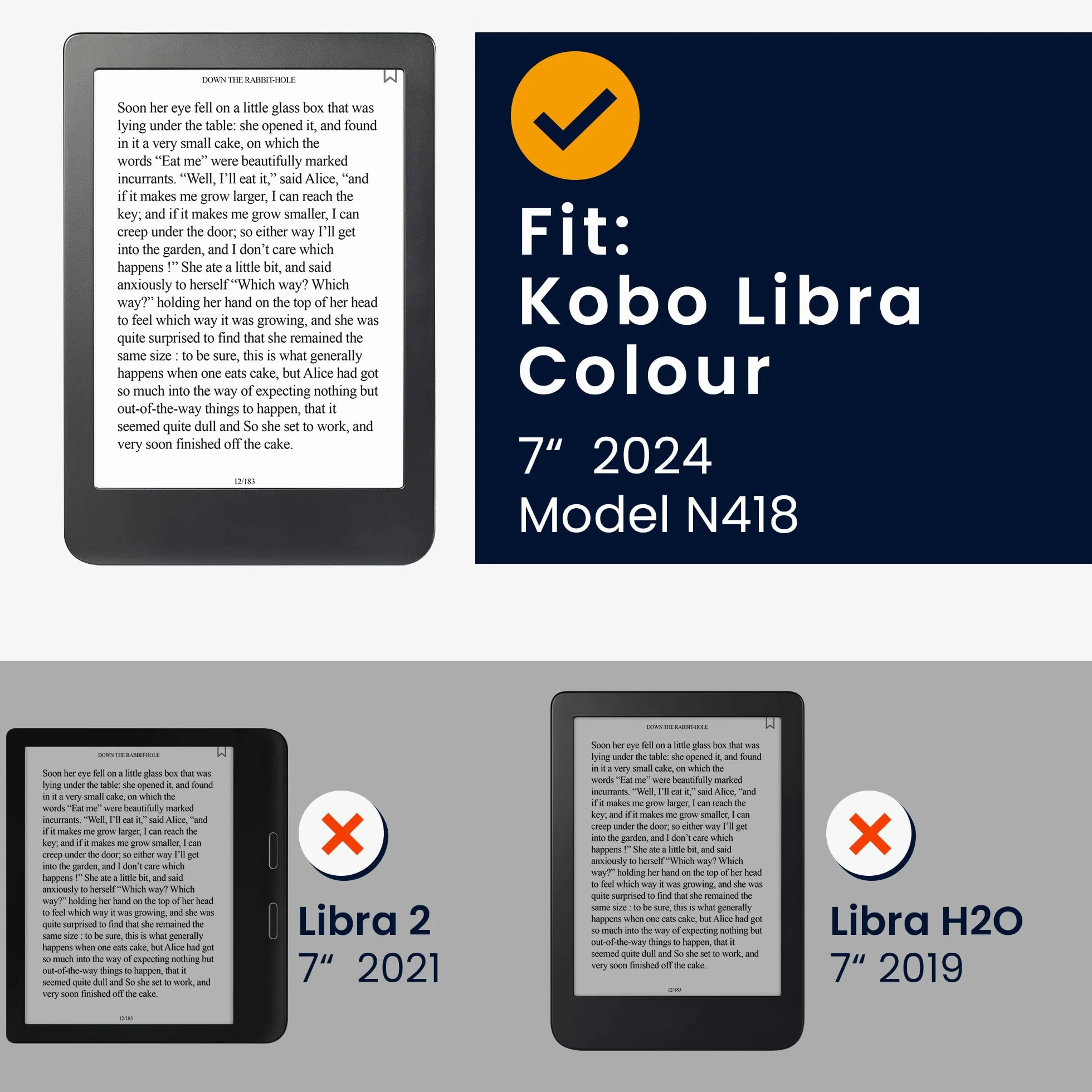 kwmobile Custodia Kobo Libra Colour Cover Flip Case multicolore Pop Art