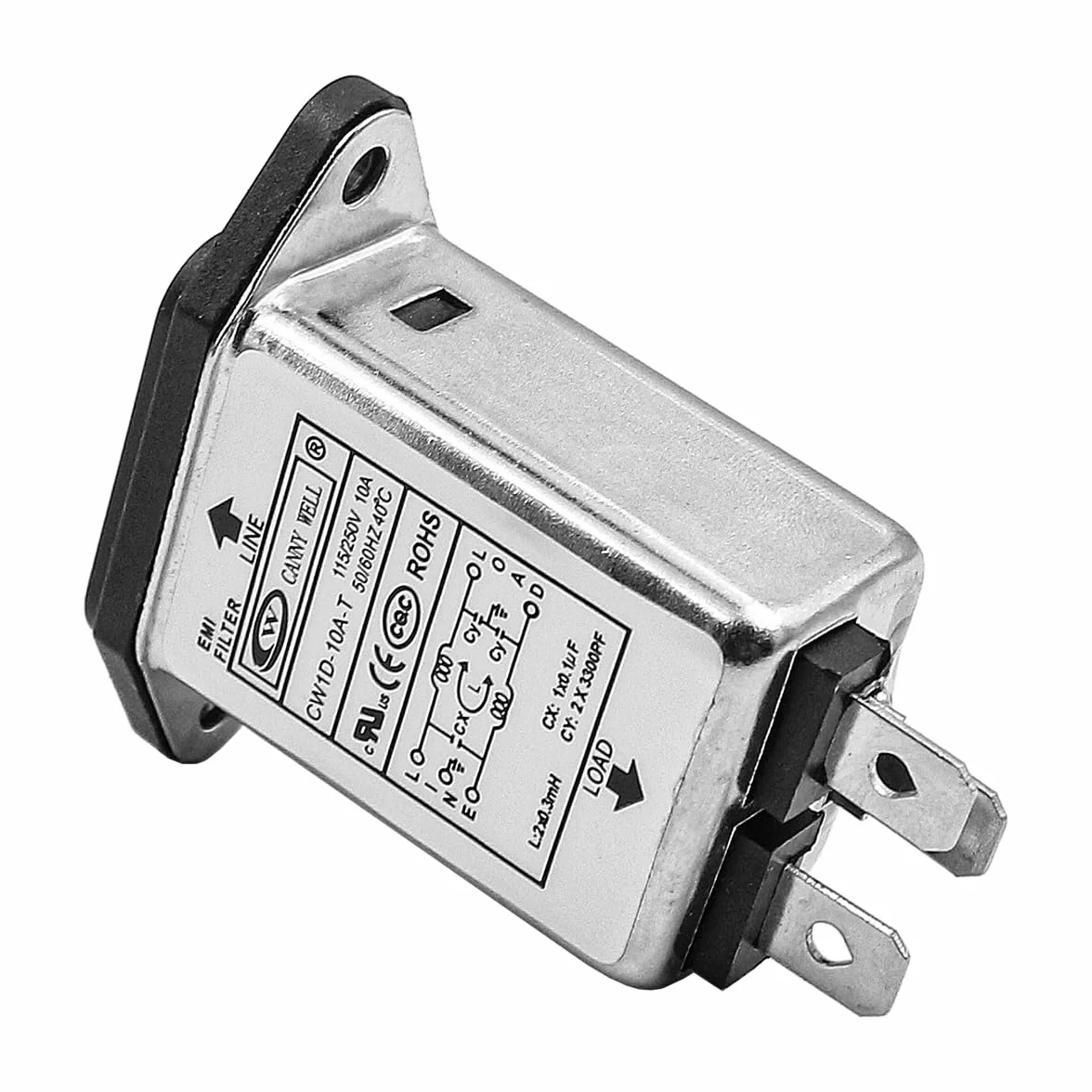 CENPEK Filtro di alimentazione CW1D 10A Monofase AC 220V