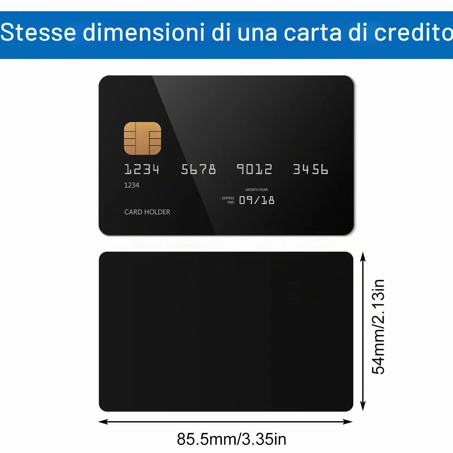 NFC NTAG 215 biglietti da visita riscrivibili in PVC 504 byte compatibili NFC
