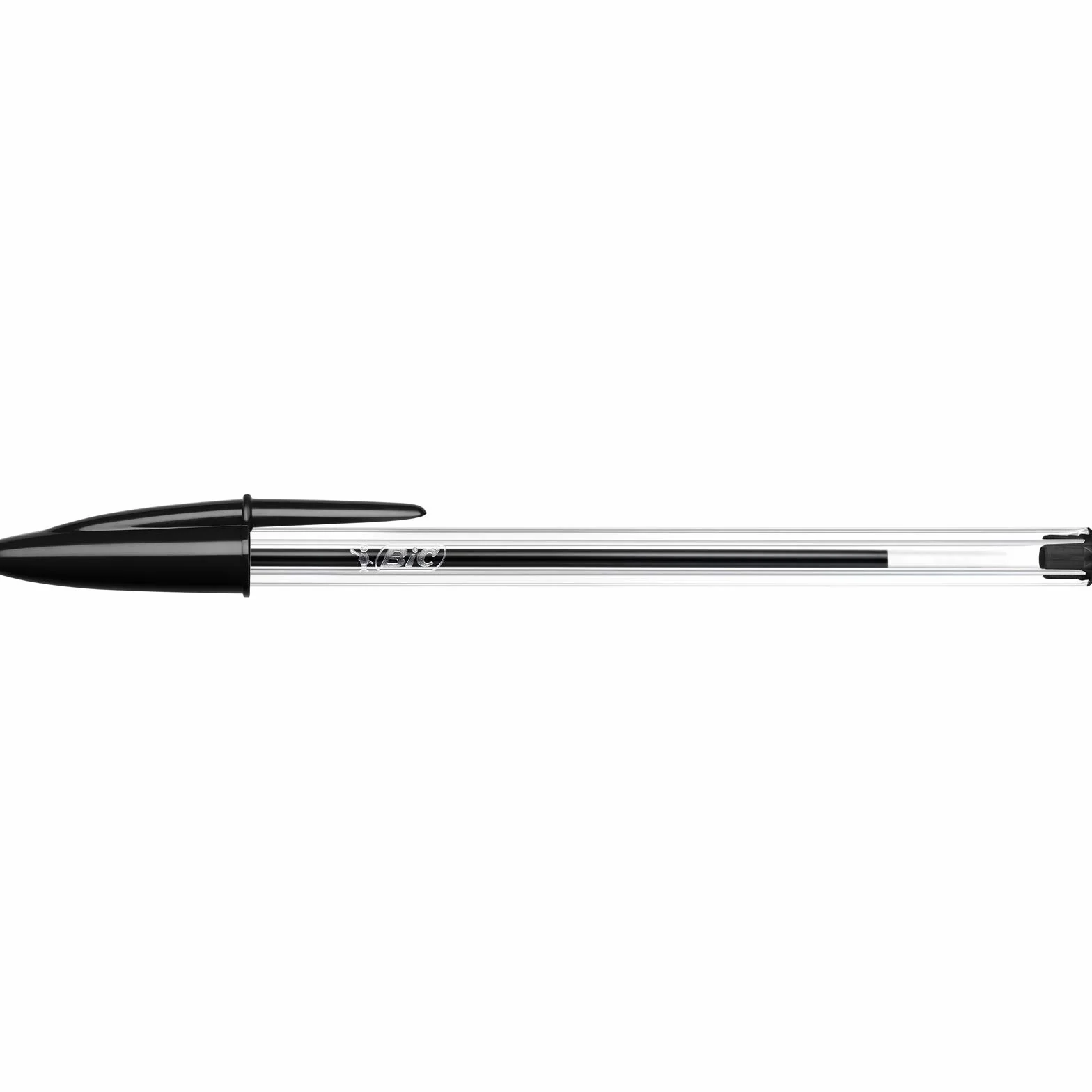 Bic Cristal Original Punta Media 1 mm Penne Colore Nero Confezione 100
