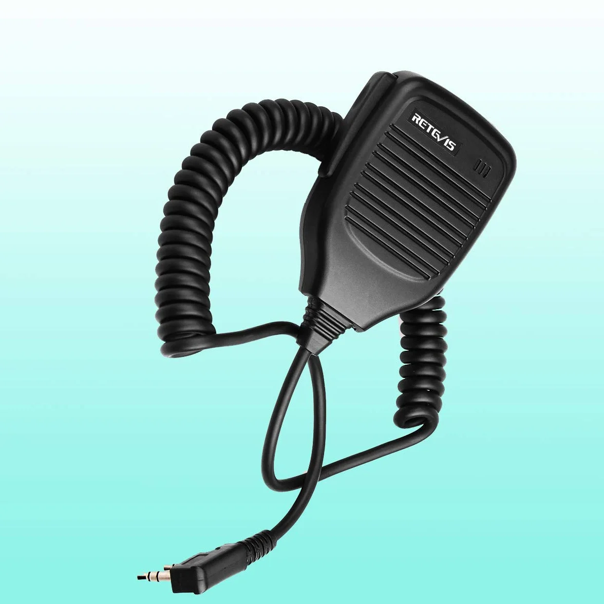 Retevis Walkie Talkie Microfono a Distanza Altoparlante 2 Pin Compatibile con Baofeng UV-5R BF-88E BF-888S