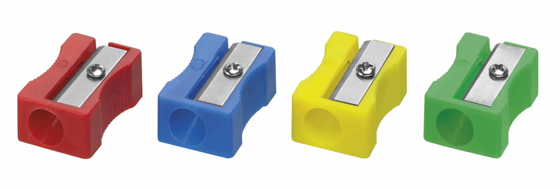 Westcott Temperamatite singolo plastica 4 colori assortiti 20 pezzi