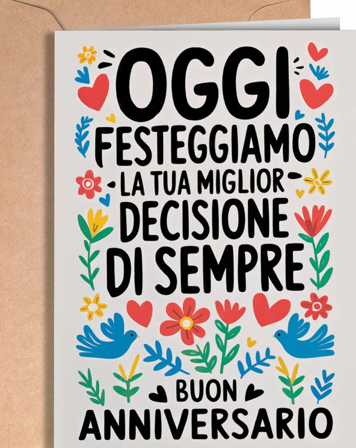 Biglietto Anniversario Fidanzamento - Regalo per lui o per lei - Biglietti San Valentino Divertente - EU 36