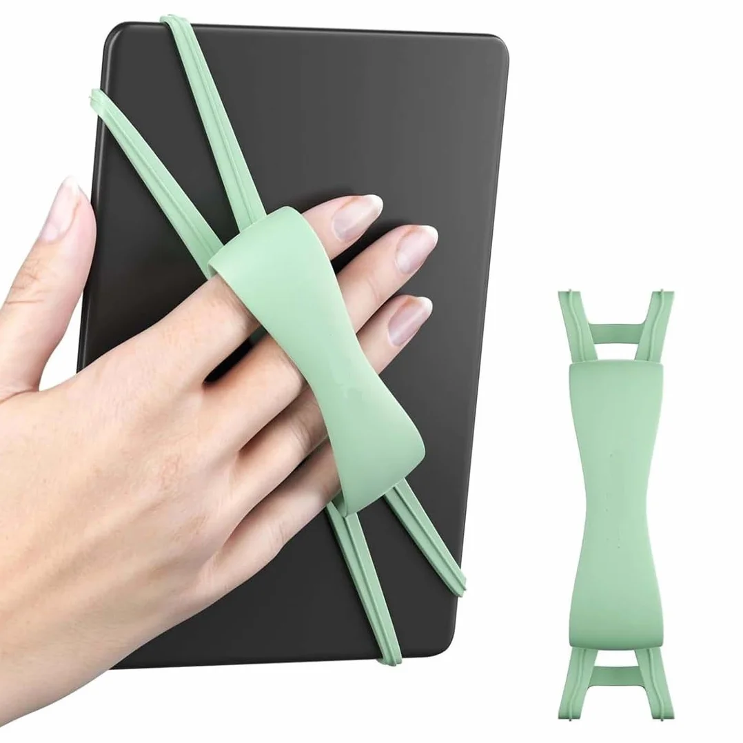 Kindle Cinturino di Sicurezza Silicone Antiscivolo per 6-8" eReader Fire Tablet, Menta Verde