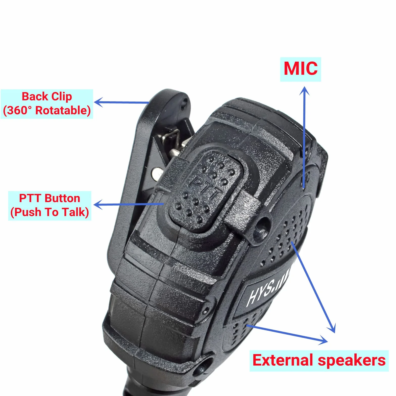 Motorola CP040 CP140 GP300 CLS1110 Walkie Talkie Microfono Altoparlante Palmare