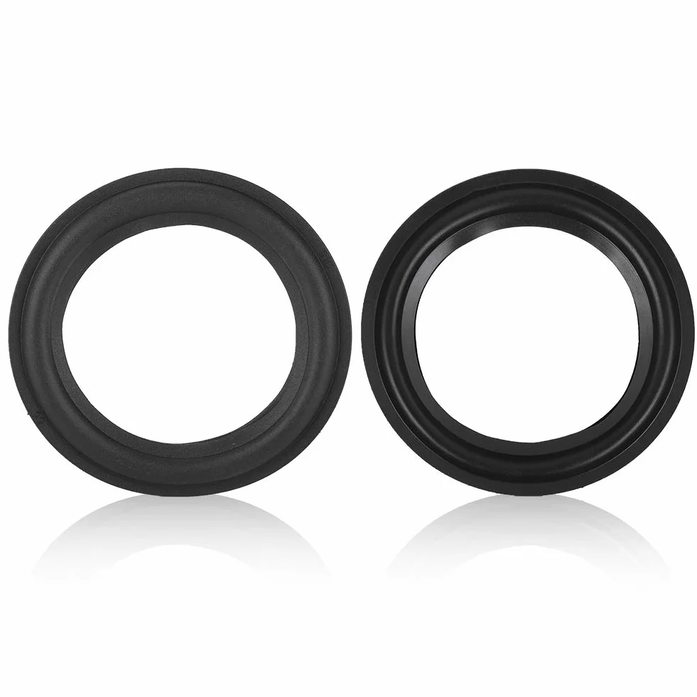 Yosoo Health Gear Bordo in Gomma per Altoparlante 4/5 Pollici Sostituzione Anelli Surround in Schiuma Parti di Riparazione