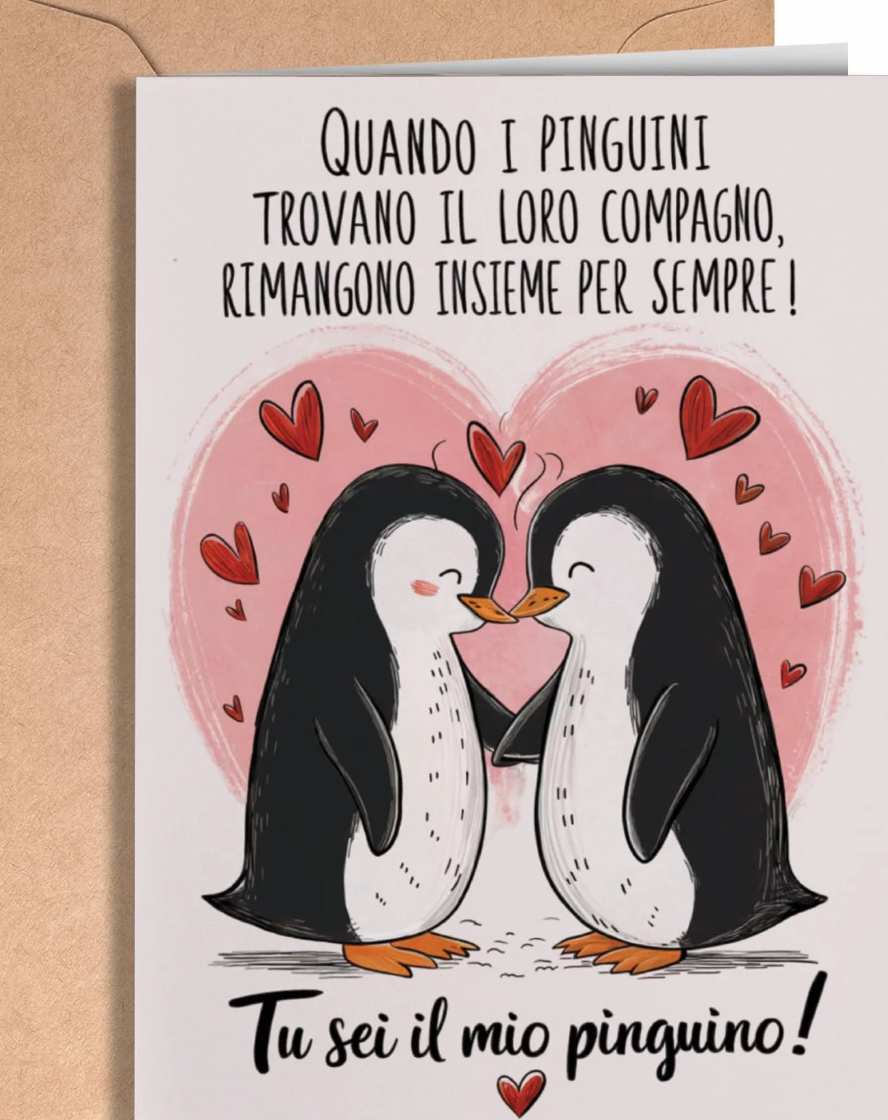 Biglietto Anniversario Fidanzamento - Regalo per lui o per lei - Biglietti San Valentino Divertente