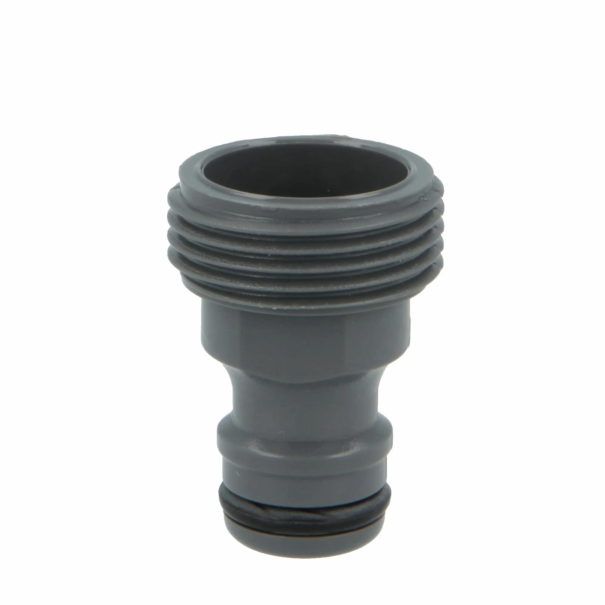 Amig - Adattatore Maschio Per Unione Del Rubinetto Con Tubo,3/4'',Connessione Veloce E Facile Per Tubi D'Acqua,Unione Filettata,Plastica Abs E Gomma,Grigio R03