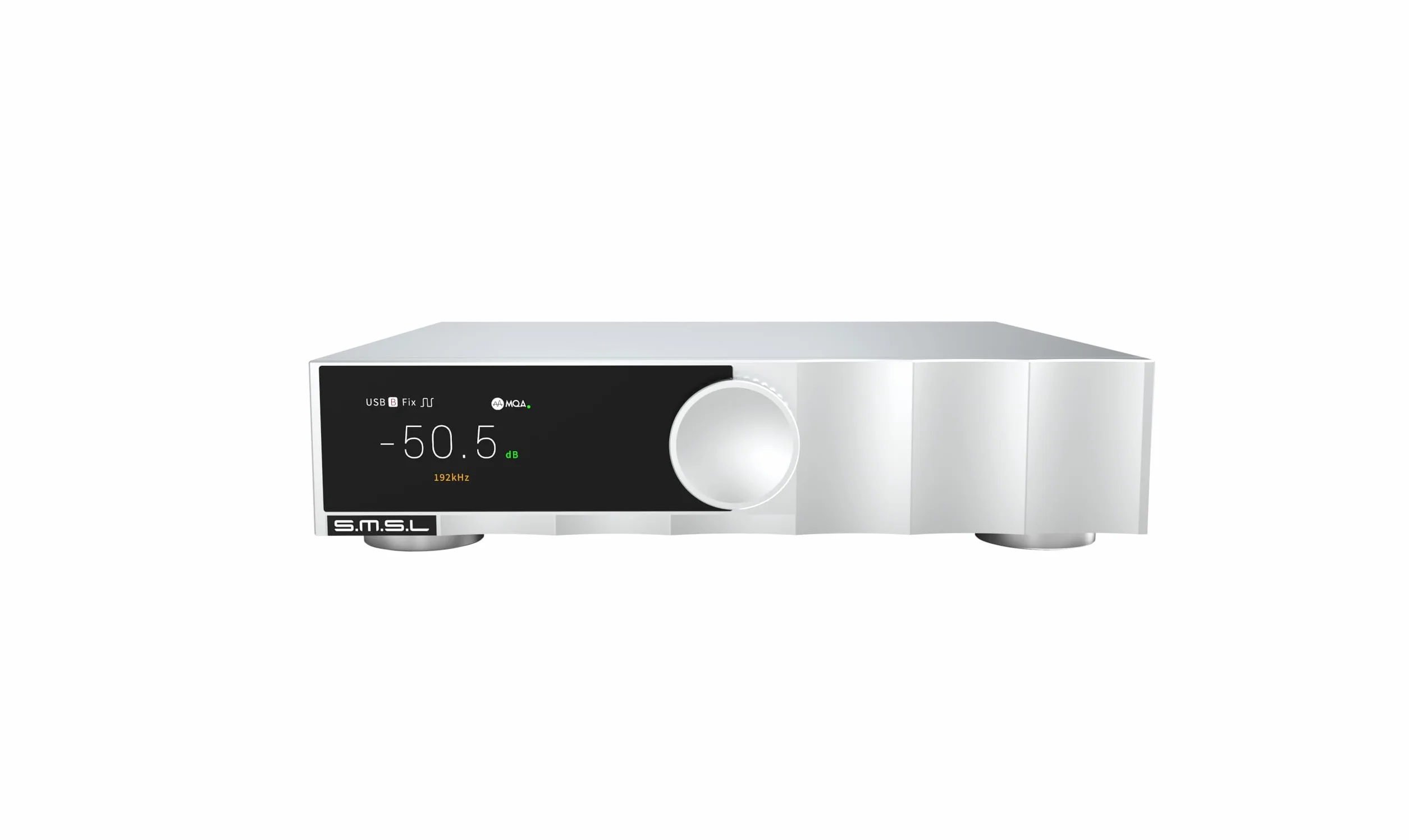 SMSL D200 DAC audiofile ROHM BD34352EKV 32-bit/768kHz DSD512 Hi-Res MQA-CD CK-03 USB ottico coassiale